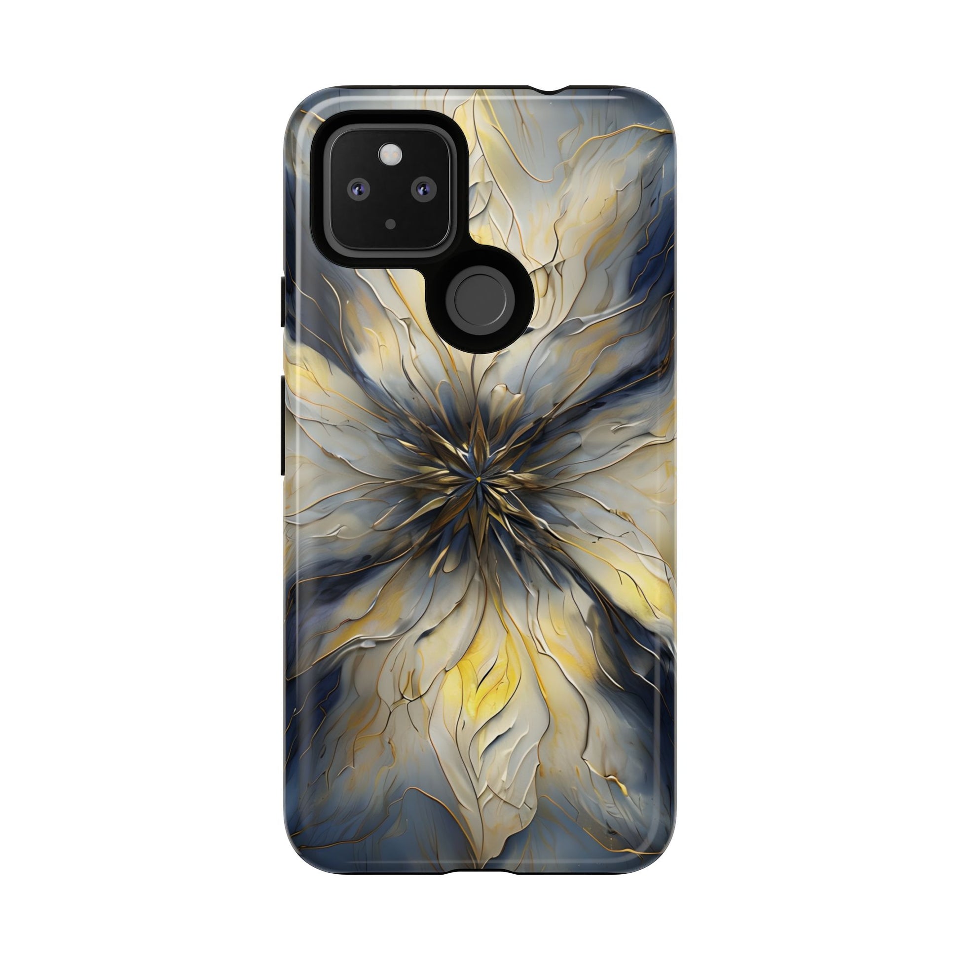 Luminous Petal Tough Case for Google Pixel 4a 5G - Premium Artistic Shockproof Cover, Elegant Protective Phone Case