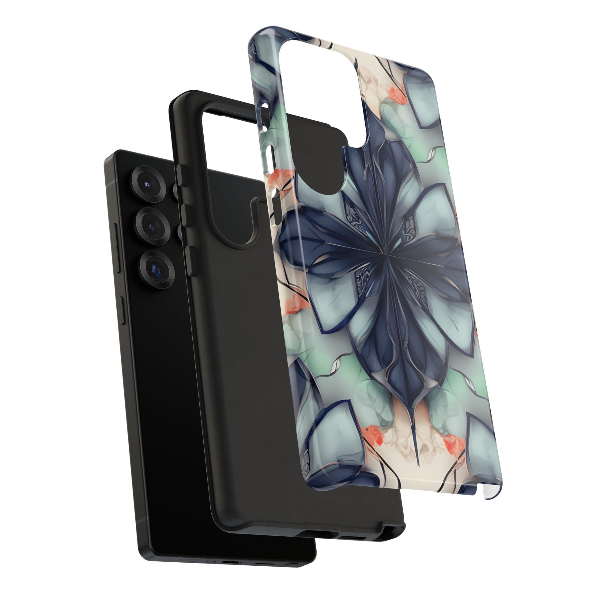 Midnight Mosaic Tough Case for Samsung Galaxy S25 Ultra- Premium Shockproof Designer Phone Cover