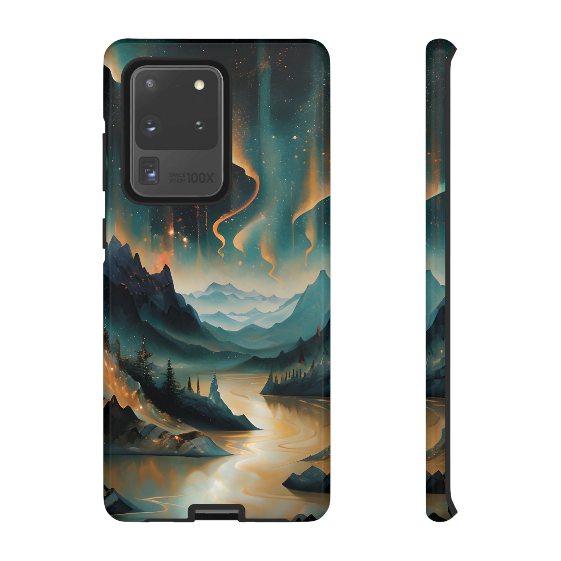 Aurora Dreamscape Samsung Galaxy S20 Ultra Tough Case - Artistic Northern Lights Cover - Premium Abstract Design