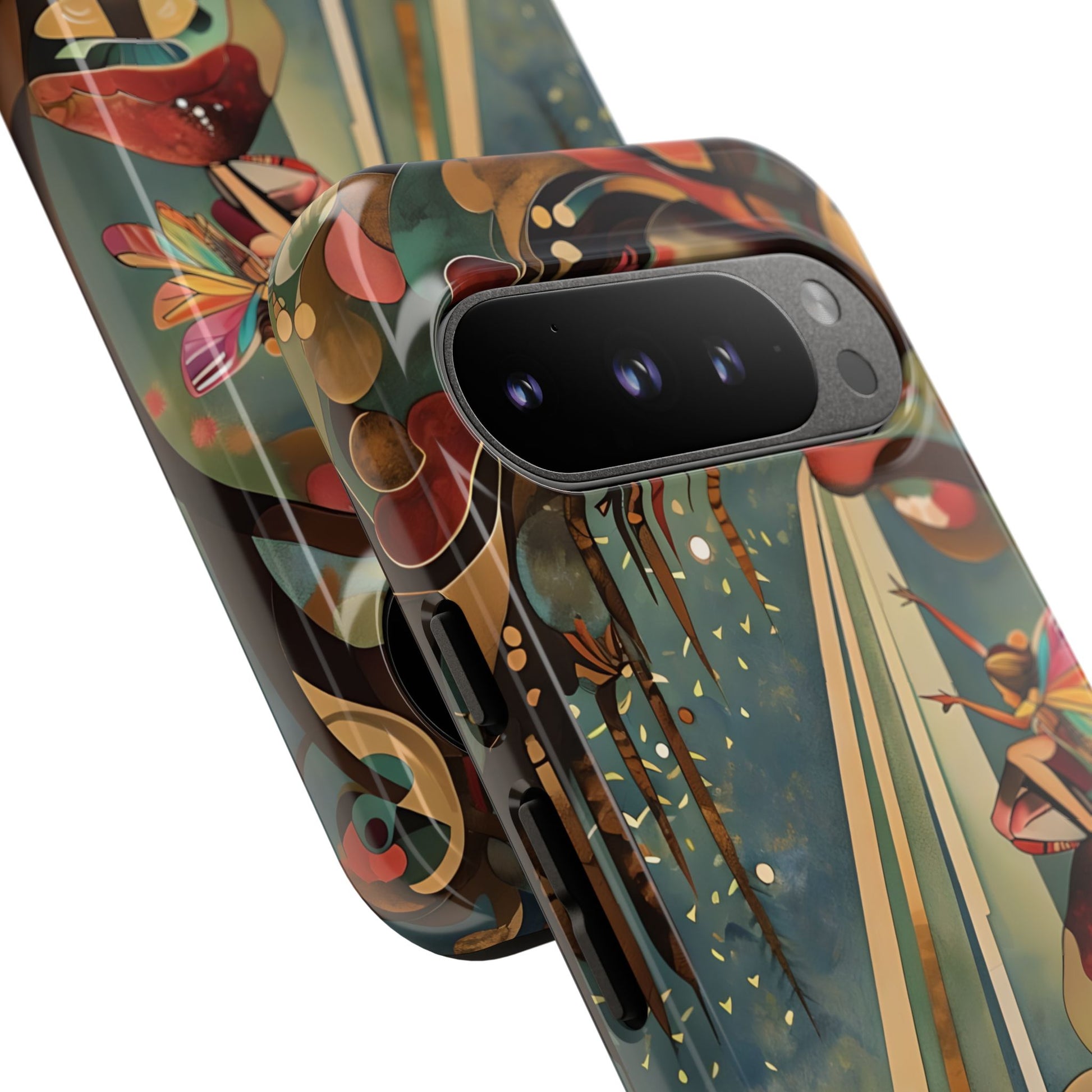 Enchanted Orchard Google Pixel 9 Pro Tough Case - Artistic Fairy Tale Phone Cover - Elegant Protective Fantasy Art Accessory