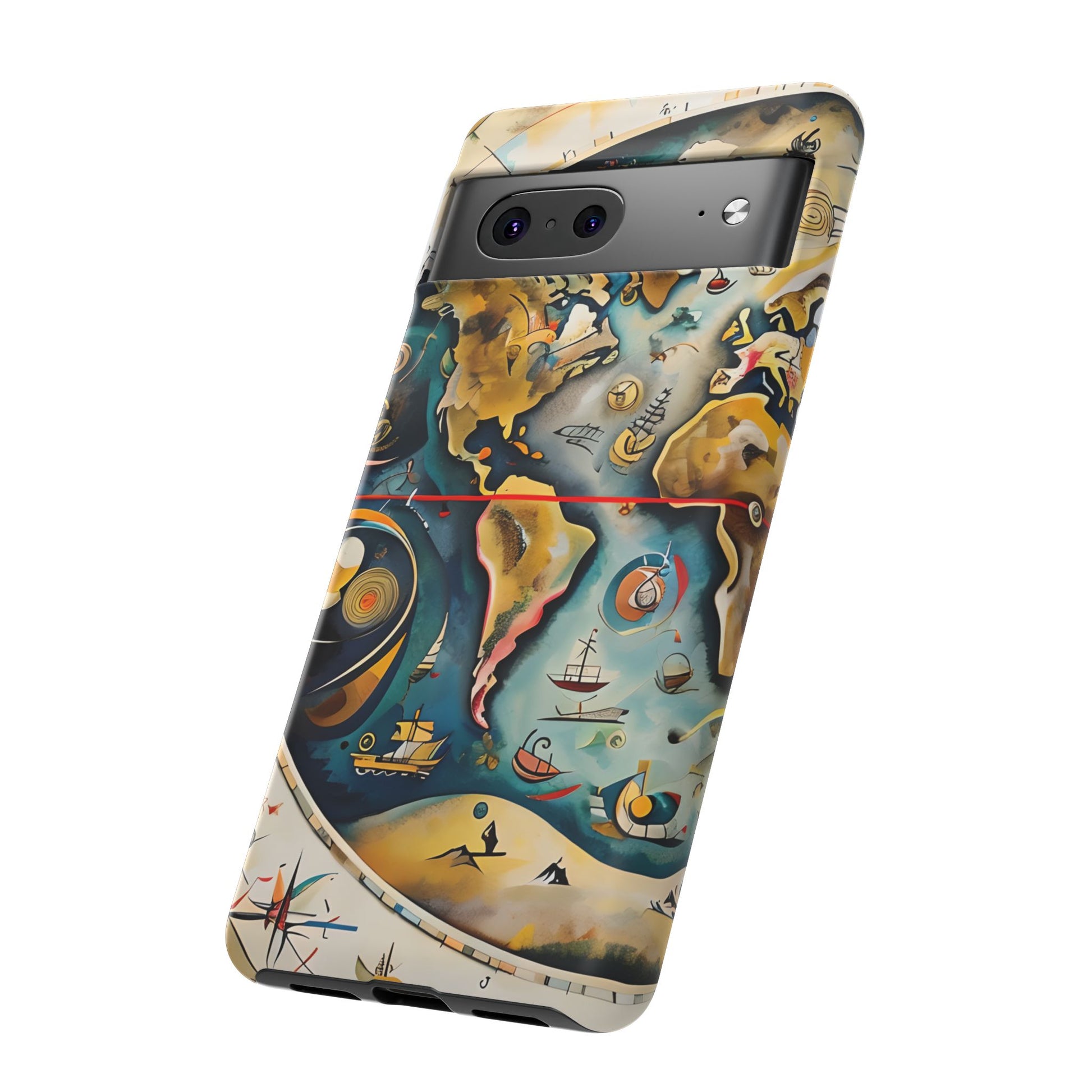 Celestial Map Google Pixel 7 Tough Case - Antique Star Chart Phone Cover