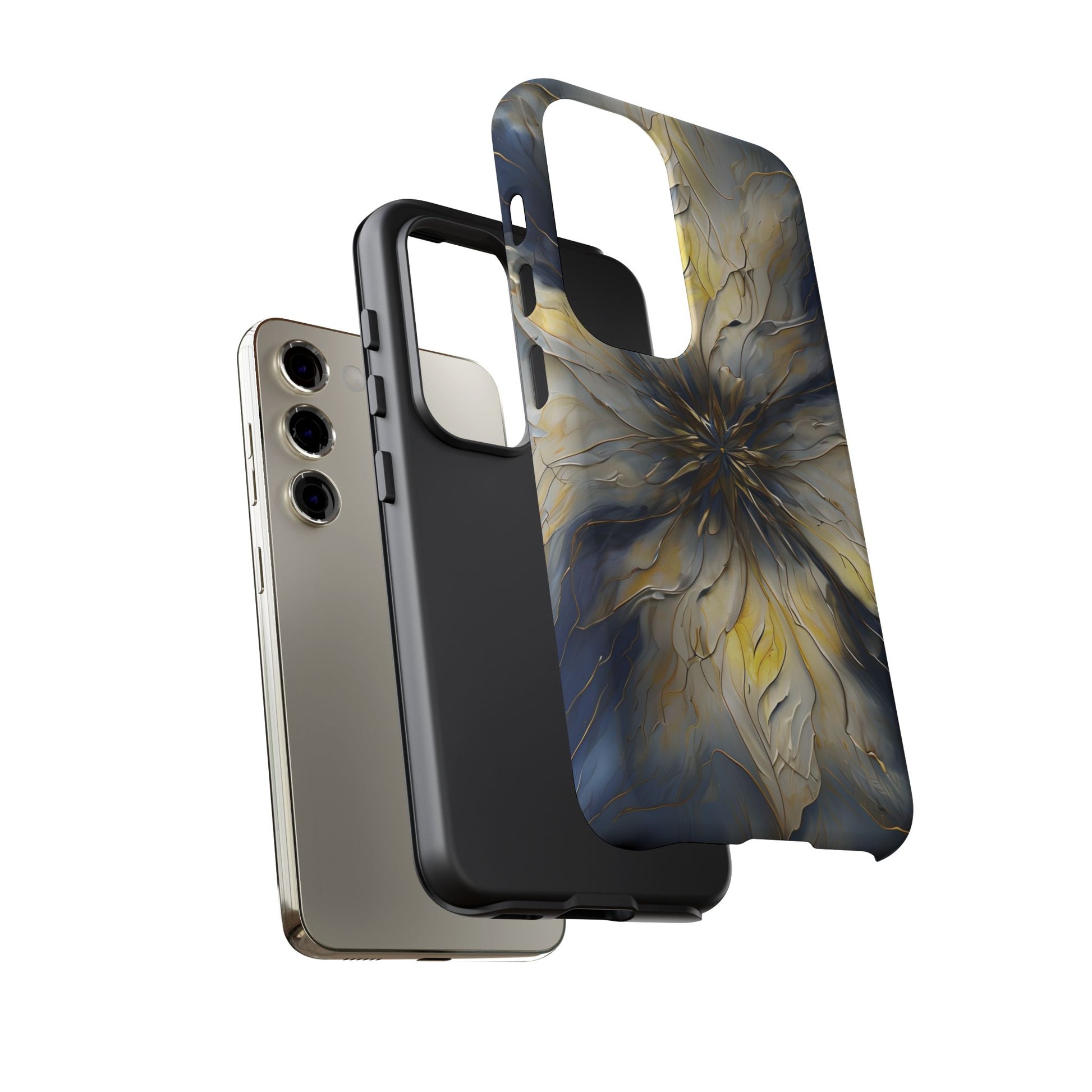 Luminous Petal Tough Case for Samsung Galaxy S23 - Premium Shockproof Designer Phone Cover