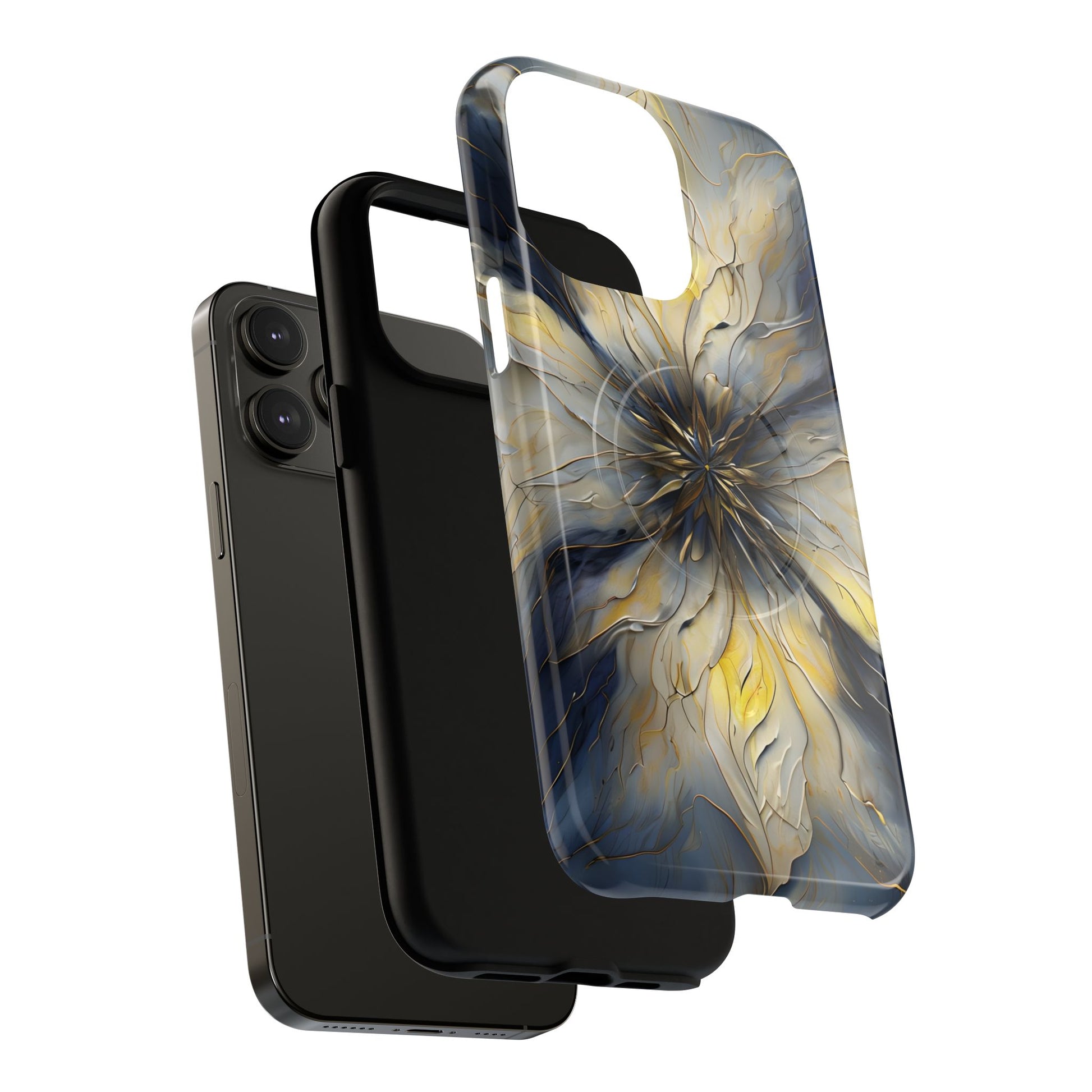 Luxury Luminous Petal MagSafe iPhone 14 Pro Max- Designer Shockproof Cover