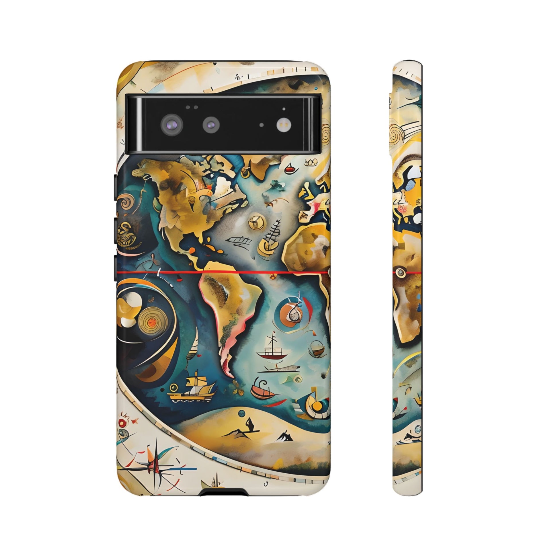 Celestial Map Google Pixel 6 Tough Case - Antique Star Chart Phone Cover