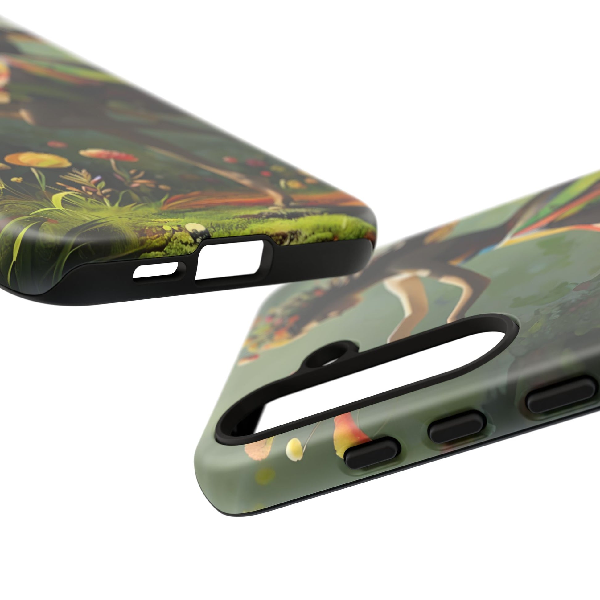 Dancing Wildflower Muse Samsung Galaxy S24 Plus Tough Case - Artistic Floral Fantasy Cover - Whimsical Nature-Inspired Protective Accessory