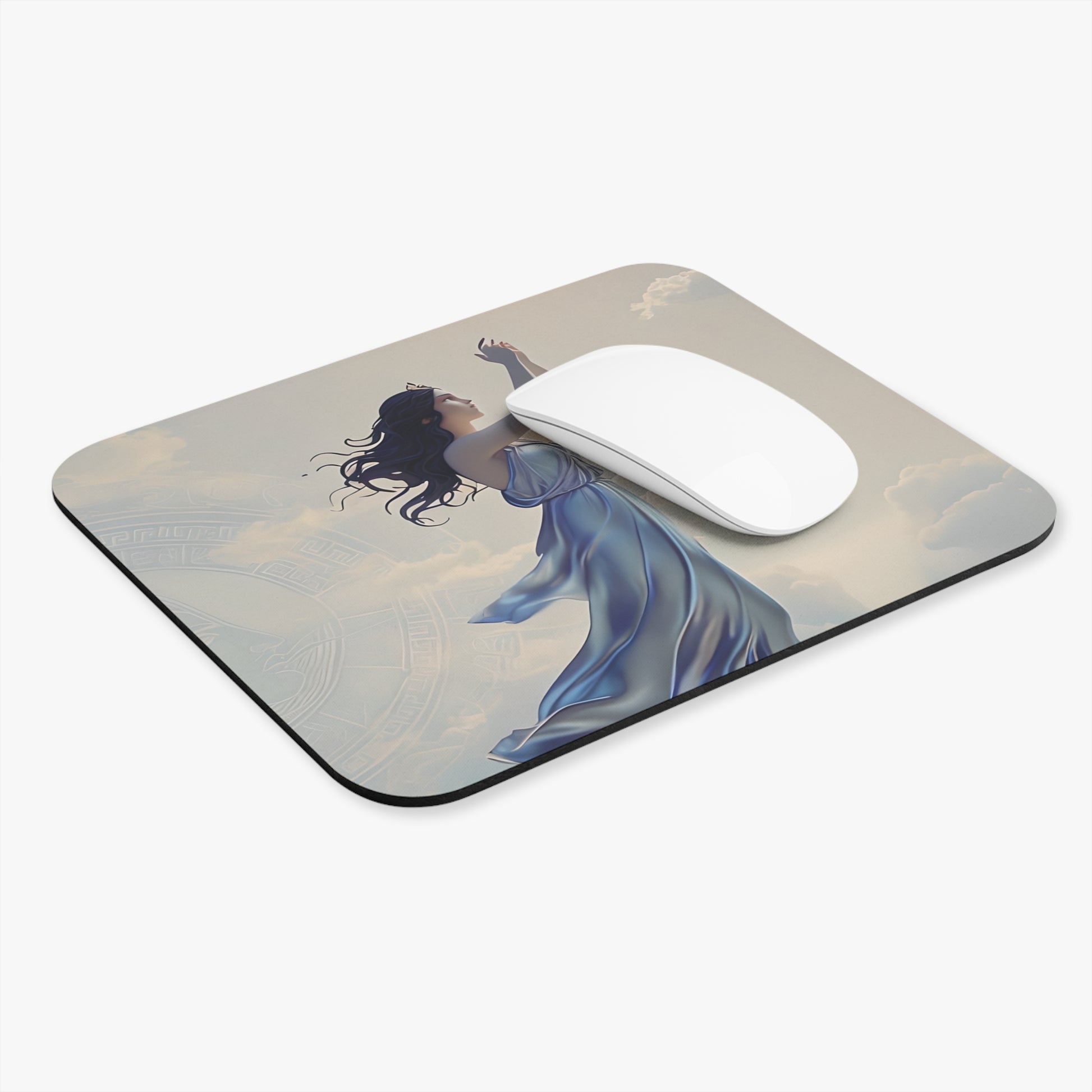 Moonlit Ascend Mouse Pad - Premium 9x8 " Non-Slip Desk Mat for Work, Gaming & Office Decor