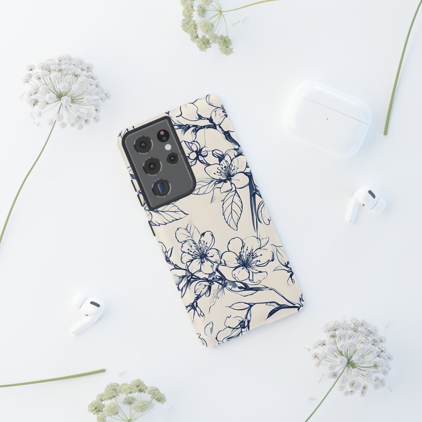 Blossom Sketch Samsung Galaxy Tough Case