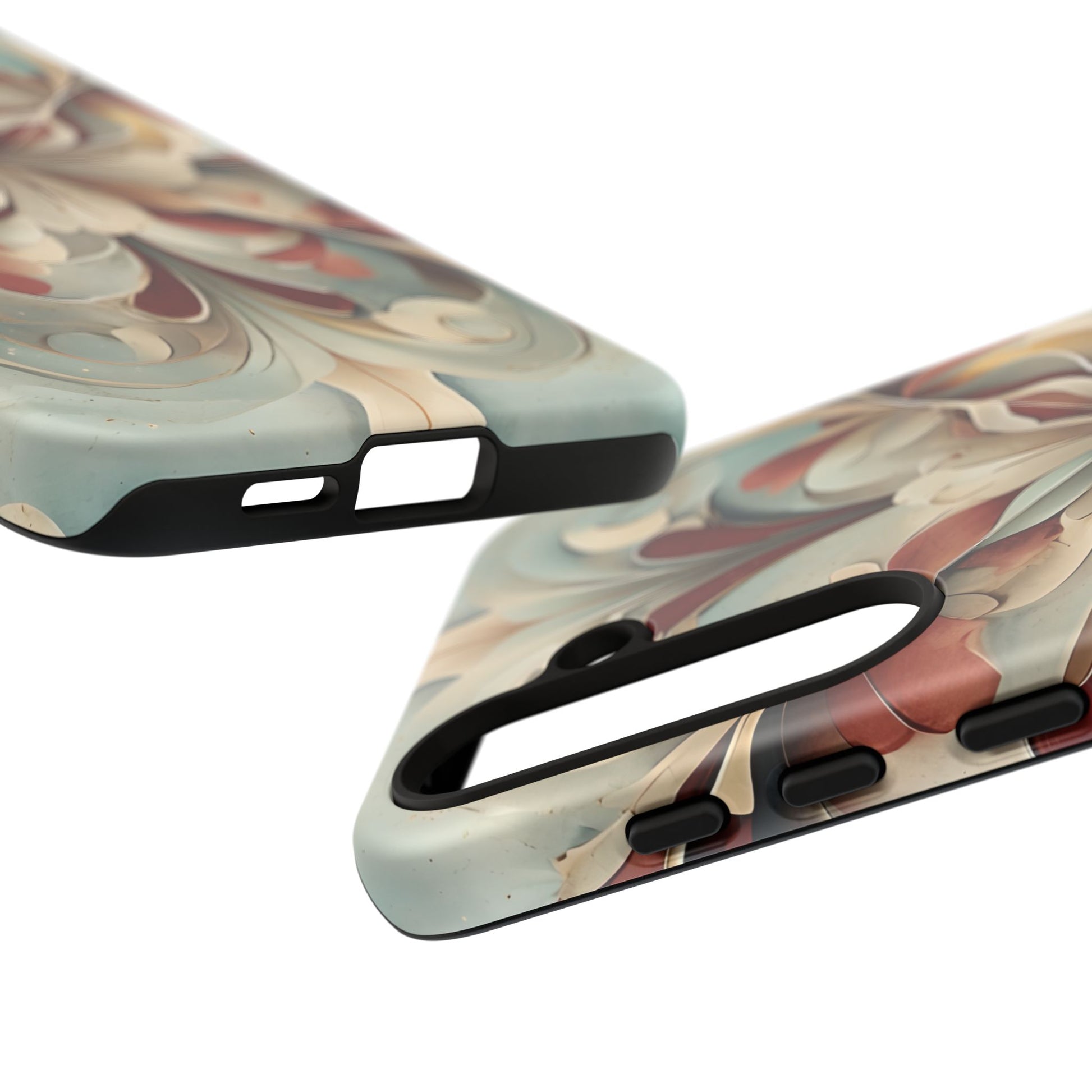 Vintage Baroque Blossom - Ornate Floral Art Samsung Galaxy S24 Plus Tough Phone Case - Elegant Baroque-Inspired Design