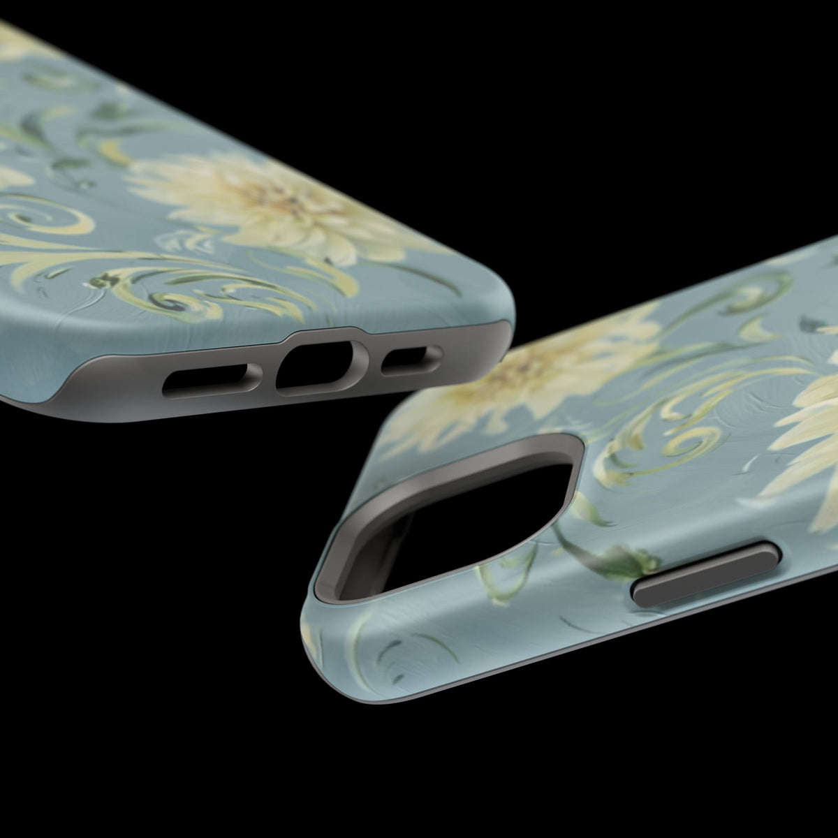 Golden Dahlia Trio iPhone MagSafe Case