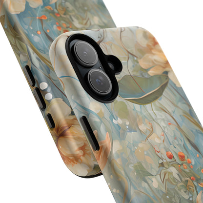 Waterlily Dreamscape - Artistic Floral iPhone MagSafe Phone Case -Waterlily & Lotus Design