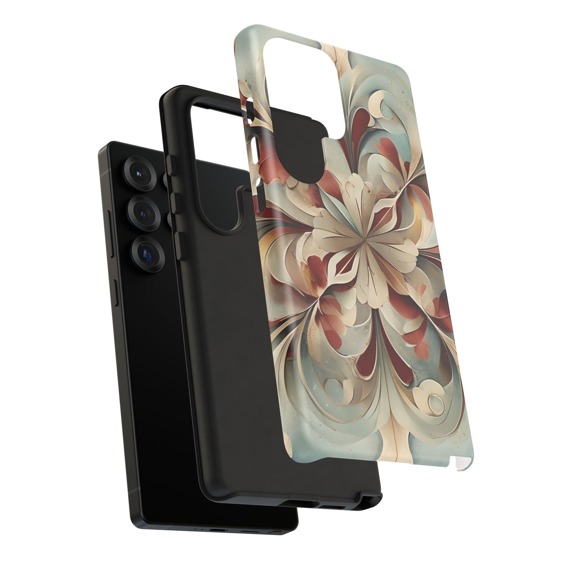 Vintage Baroque Blossom - Ornate Floral Art Samsung Galaxy S25 Ultra Tough Phone Case - Elegant Baroque-Inspired Design
