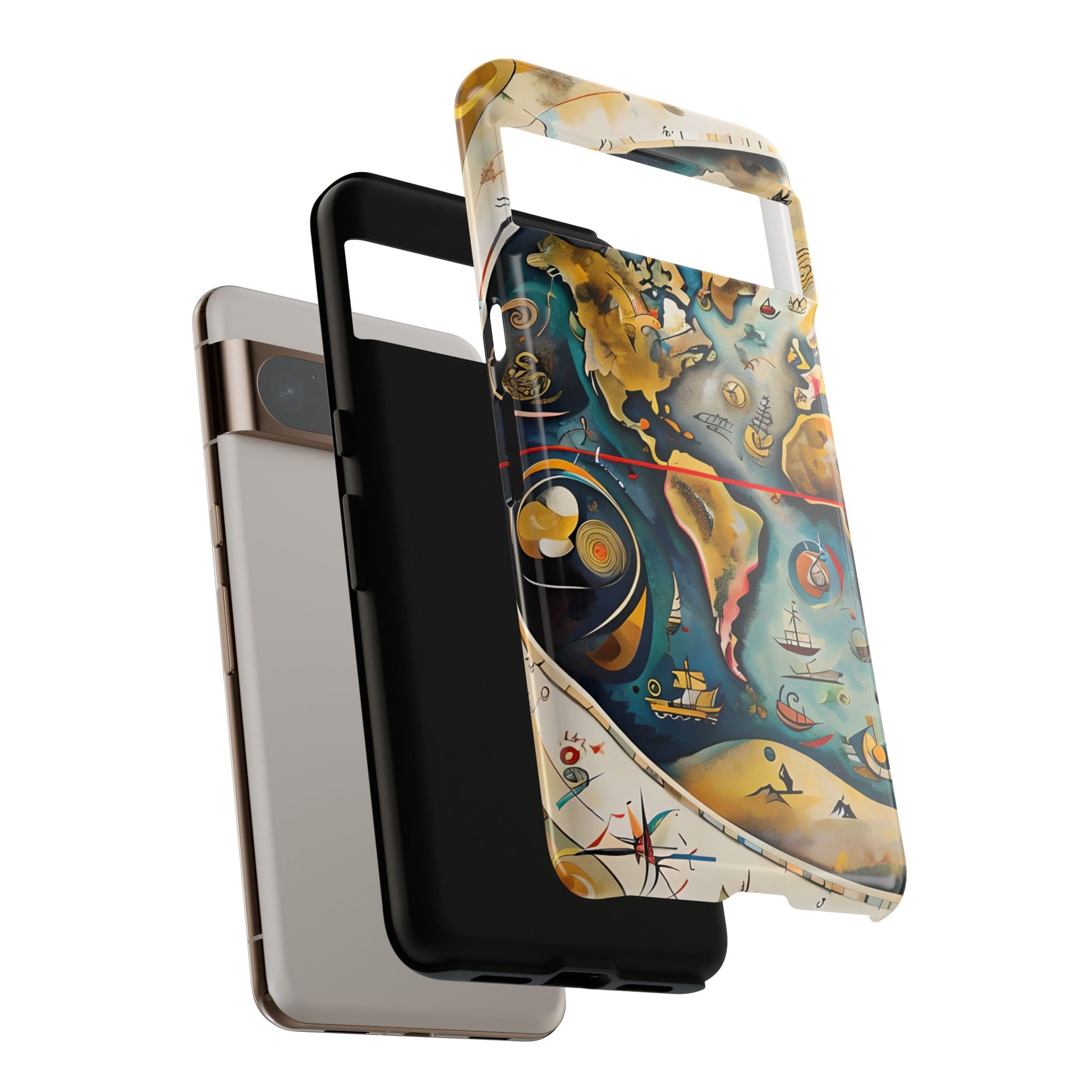 Celestial Map Google Pixel 8 Pro Tough Case - Antique Star Chart Phone Cover