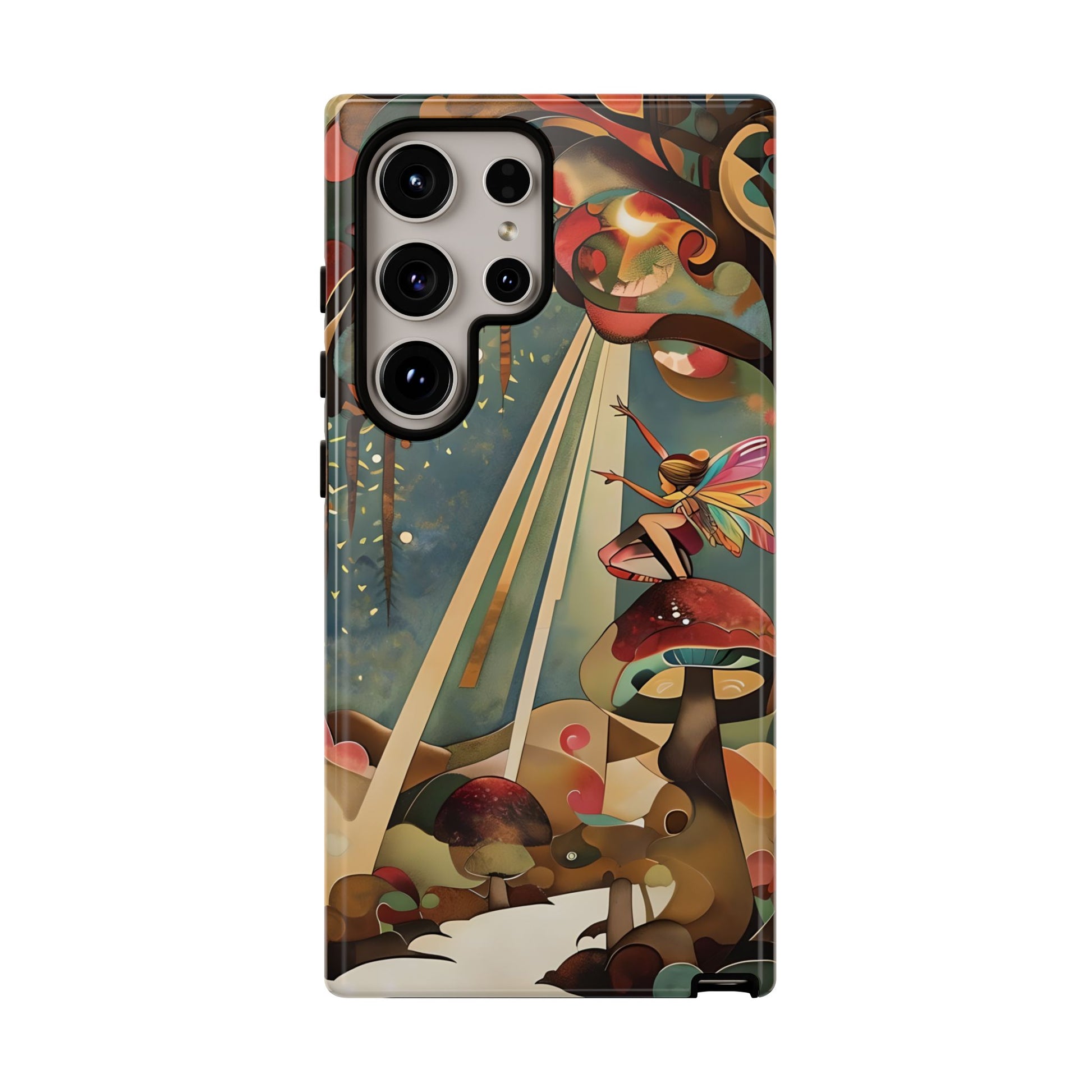 Enchanted Orchard Samsung Galaxy S24 Ultra Tough Case - Artistic Fairy Tale Phone Cover - Elegant Protective Fantasy Art Accessory