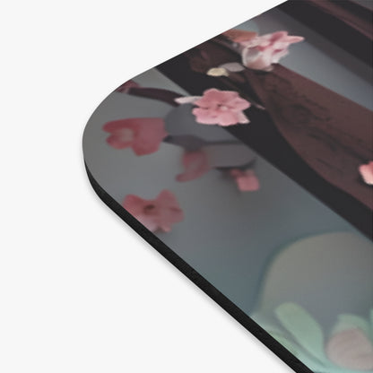Close-up of A Good Night's Sleep mouse pad showing printed pattern detail