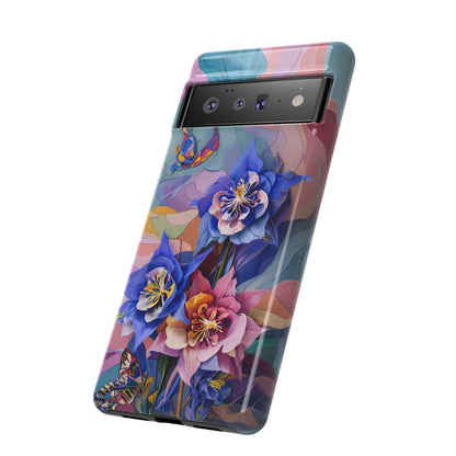 Blue Columbine Carnivale Google Pixel Tough Case