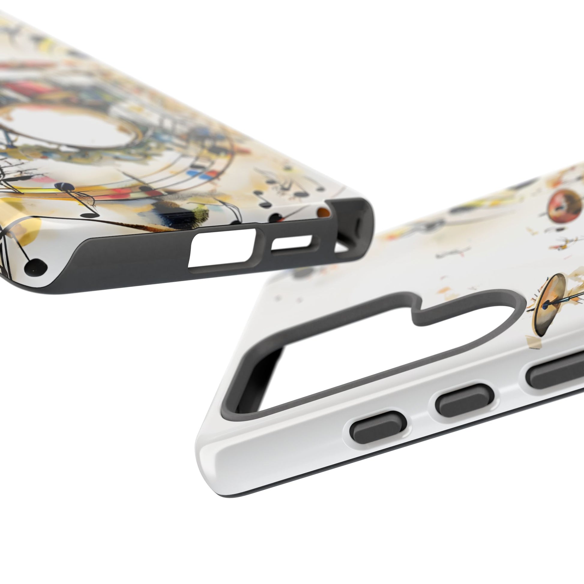 Beatline Abstract Drums and Music Notes Tough Case for Samsung Galaxy S25 Ultra - Shockproof Phone Cover