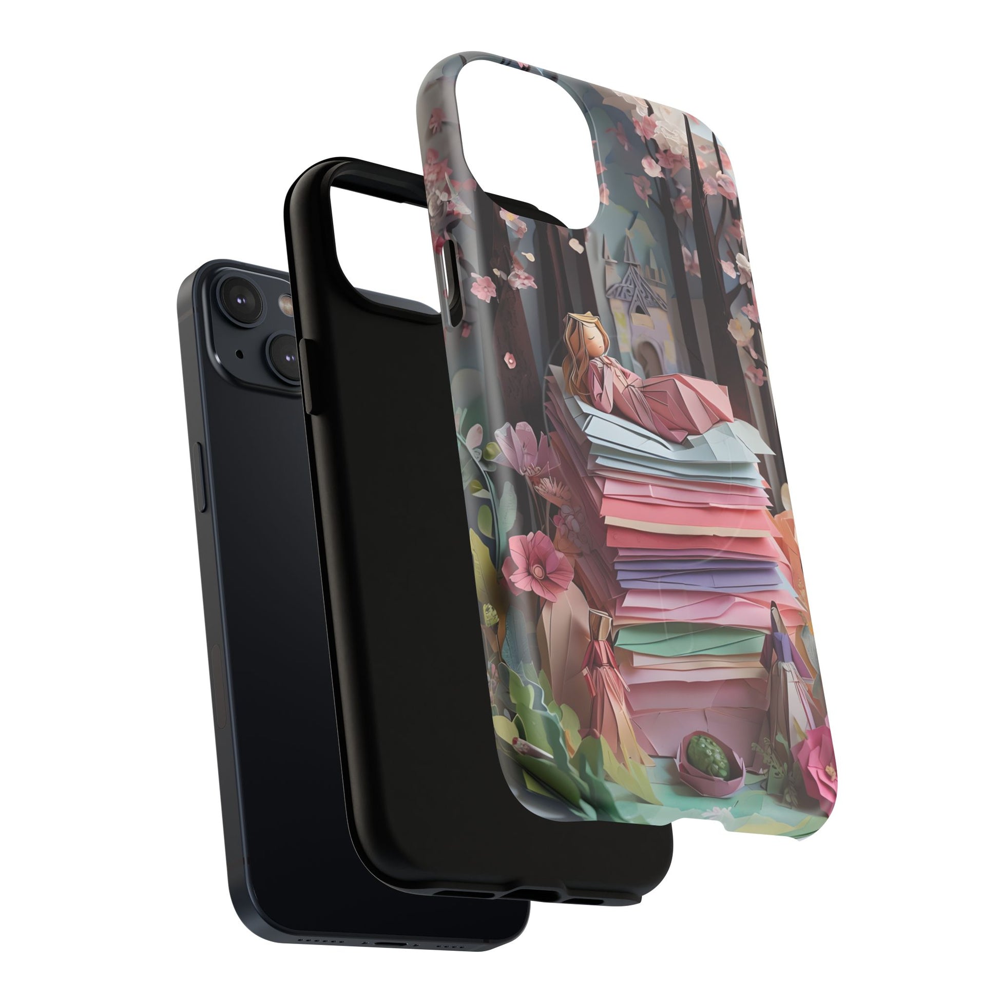 A Good Night's Sleep - iPhone 14 Plus MagSafe Phone Case - Whimsical Fantasy Floral Design