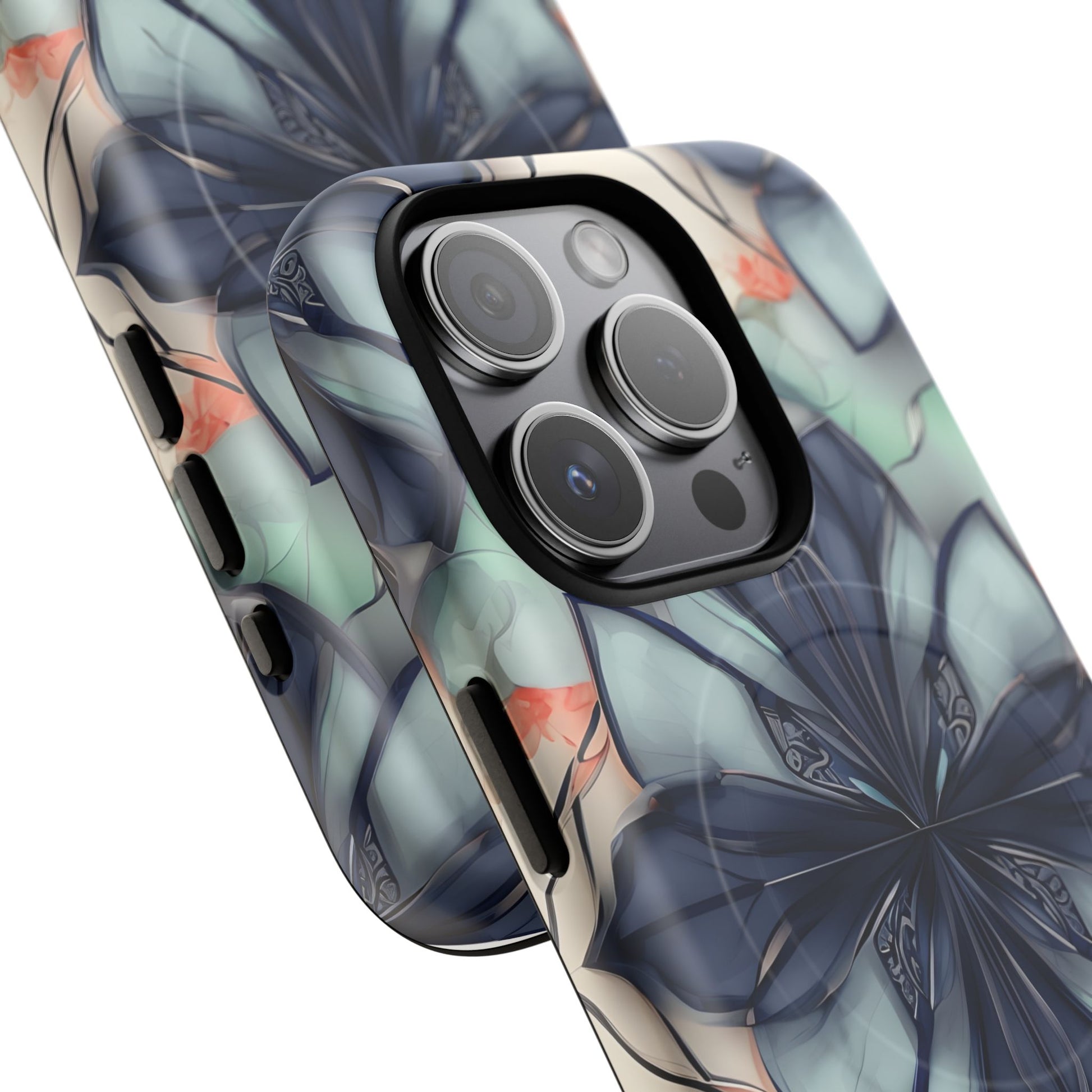 Midnight Mosaic MagSafe iPhone 15 Pro Case - Designer Shockproof Cover