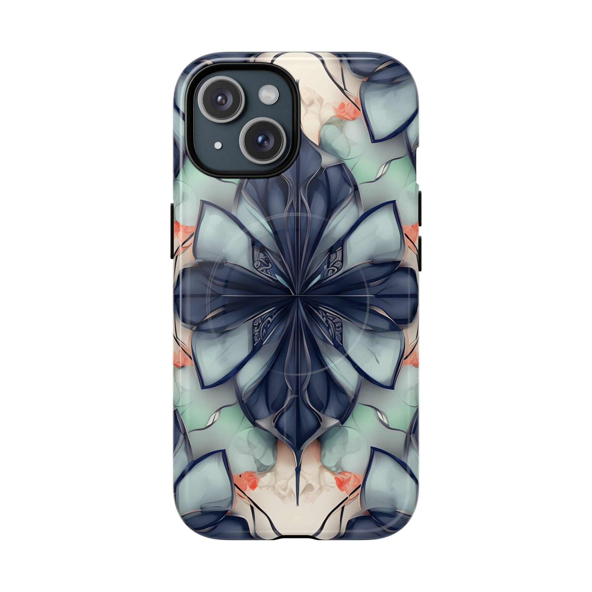 Midnight Mosaic MagSafe iPhone 15 Case - Designer Shockproof Cover