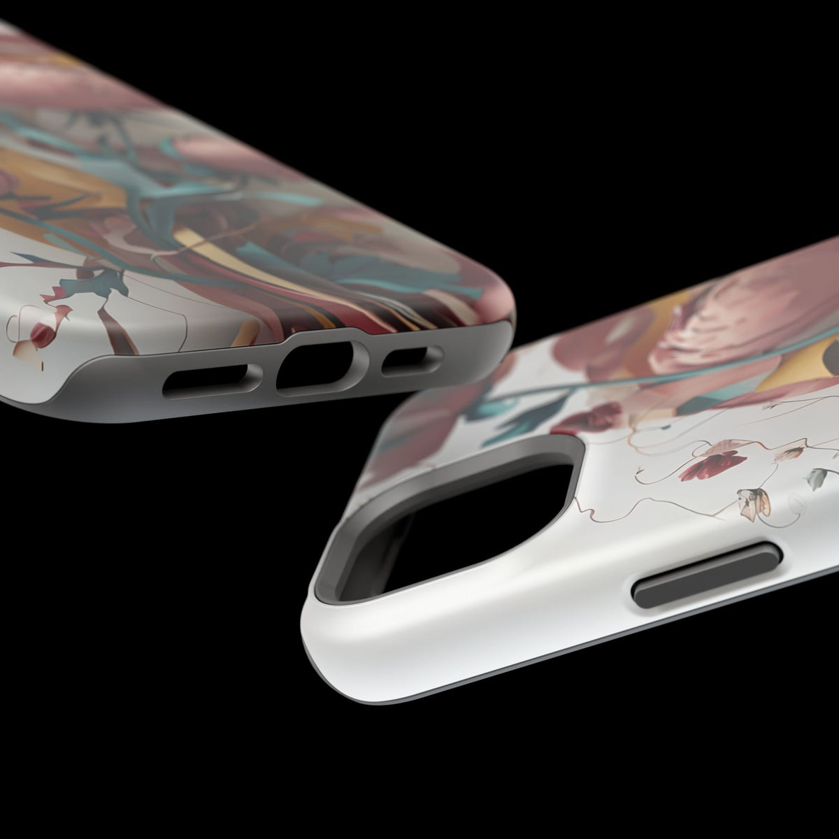 Blushing Peony Veil iPhone MagSafe Case