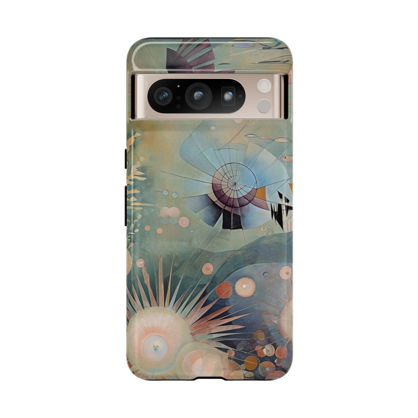 Celestial Reef Abstract Google Pixel Case - Artistic Ocean-Inspired Protective Phone Cover