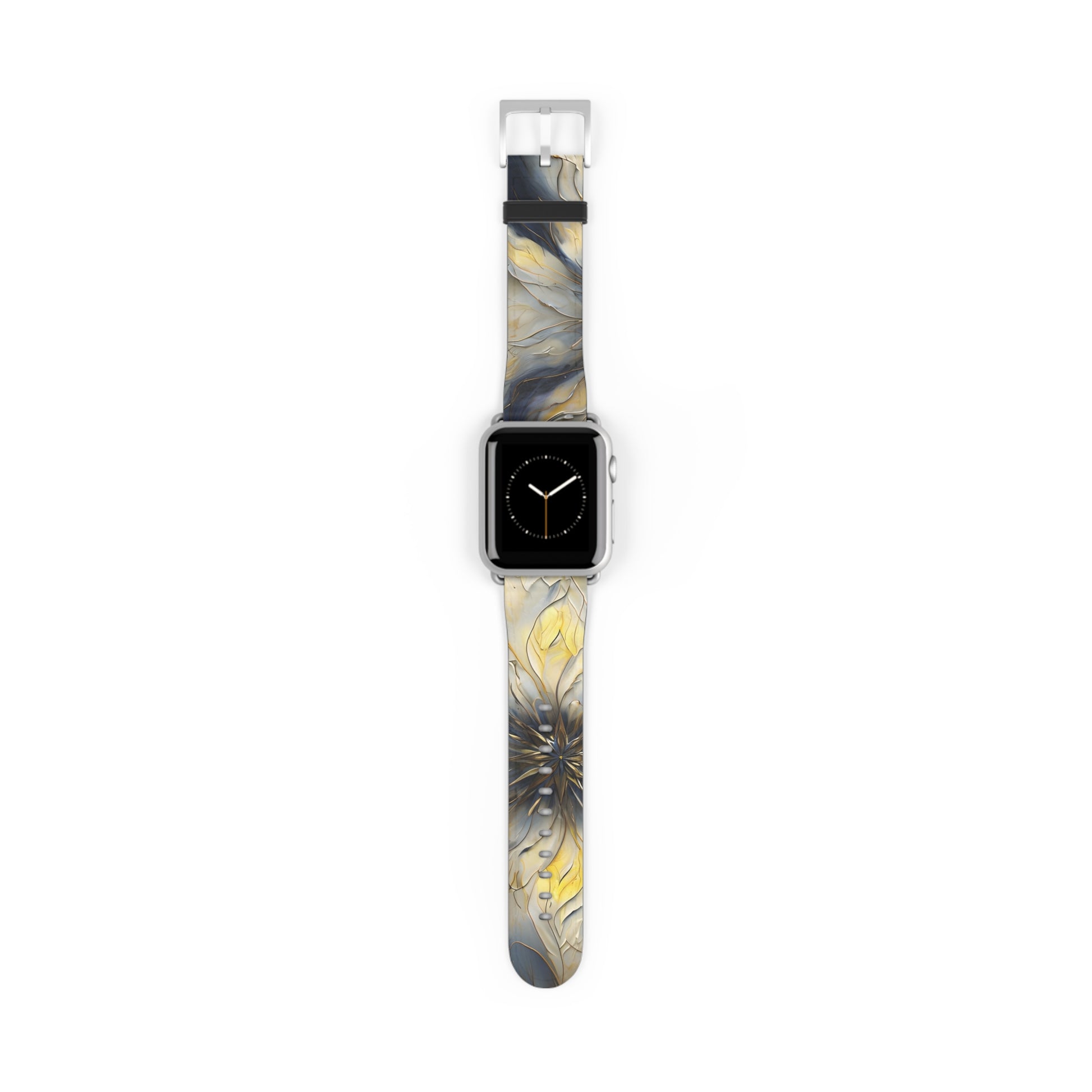 Luminous Petal Designer Watch Band - Artistic Nylon Strap for Apple Watch - Premium, Comfortable, Gift-Ready