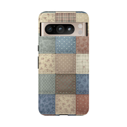 Heirloom Patchwork vintage quilt patchwork pattern Google Pixel phone case