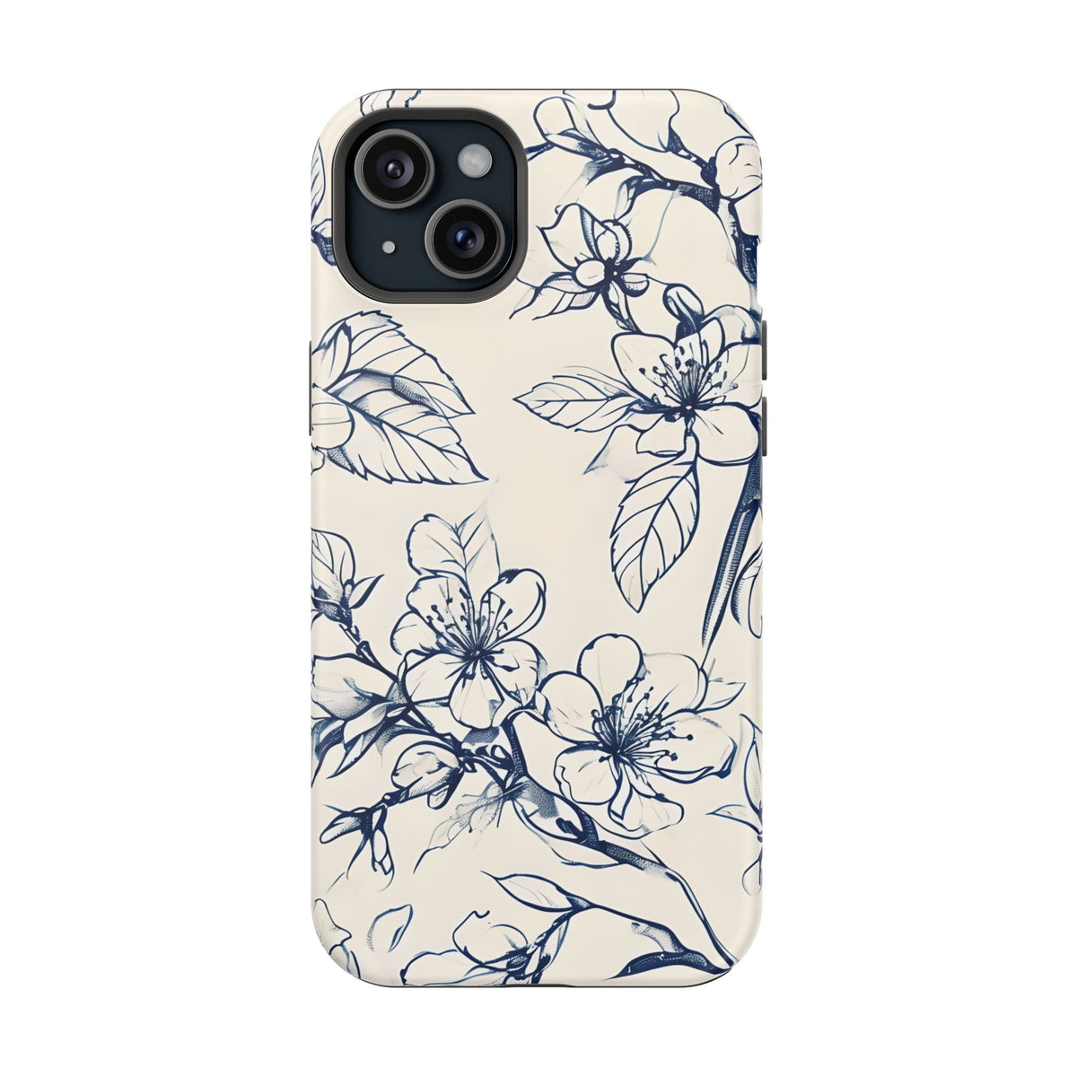 Blossom Sketch iPhone MagSafe Case