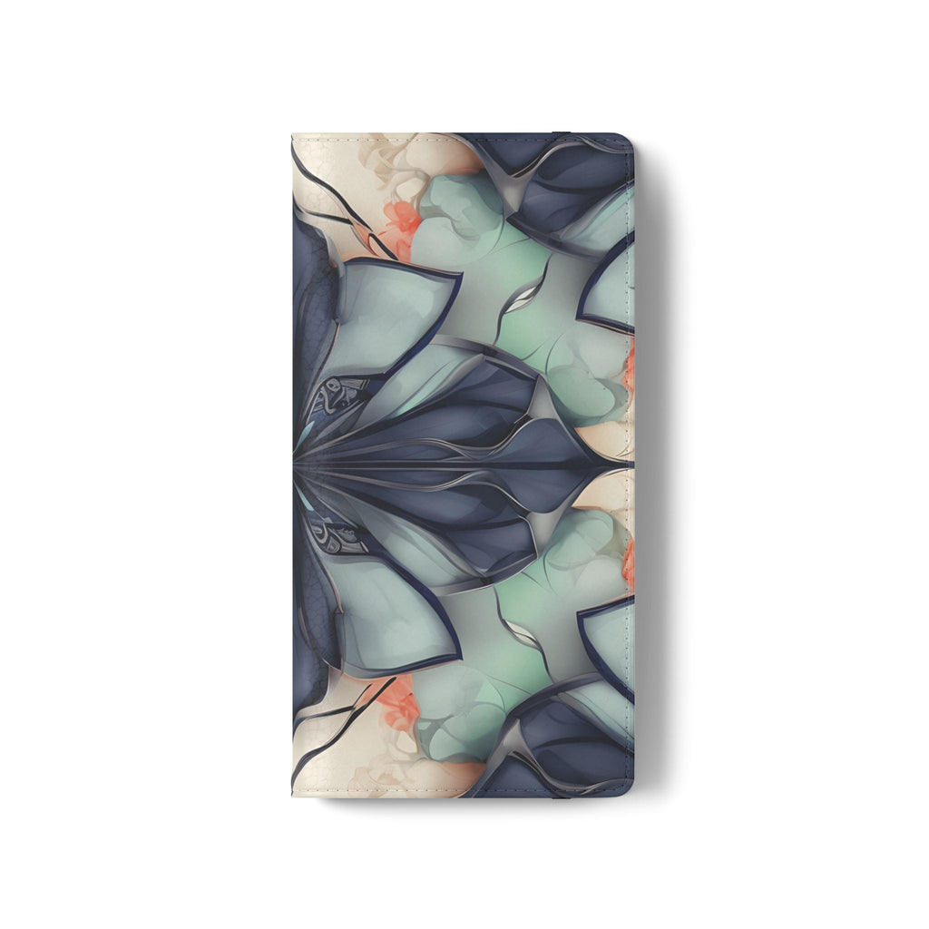 Midnight Mosaic - Abstract Floral Flip Phone Case for Samsung Galaxy S21 Plus