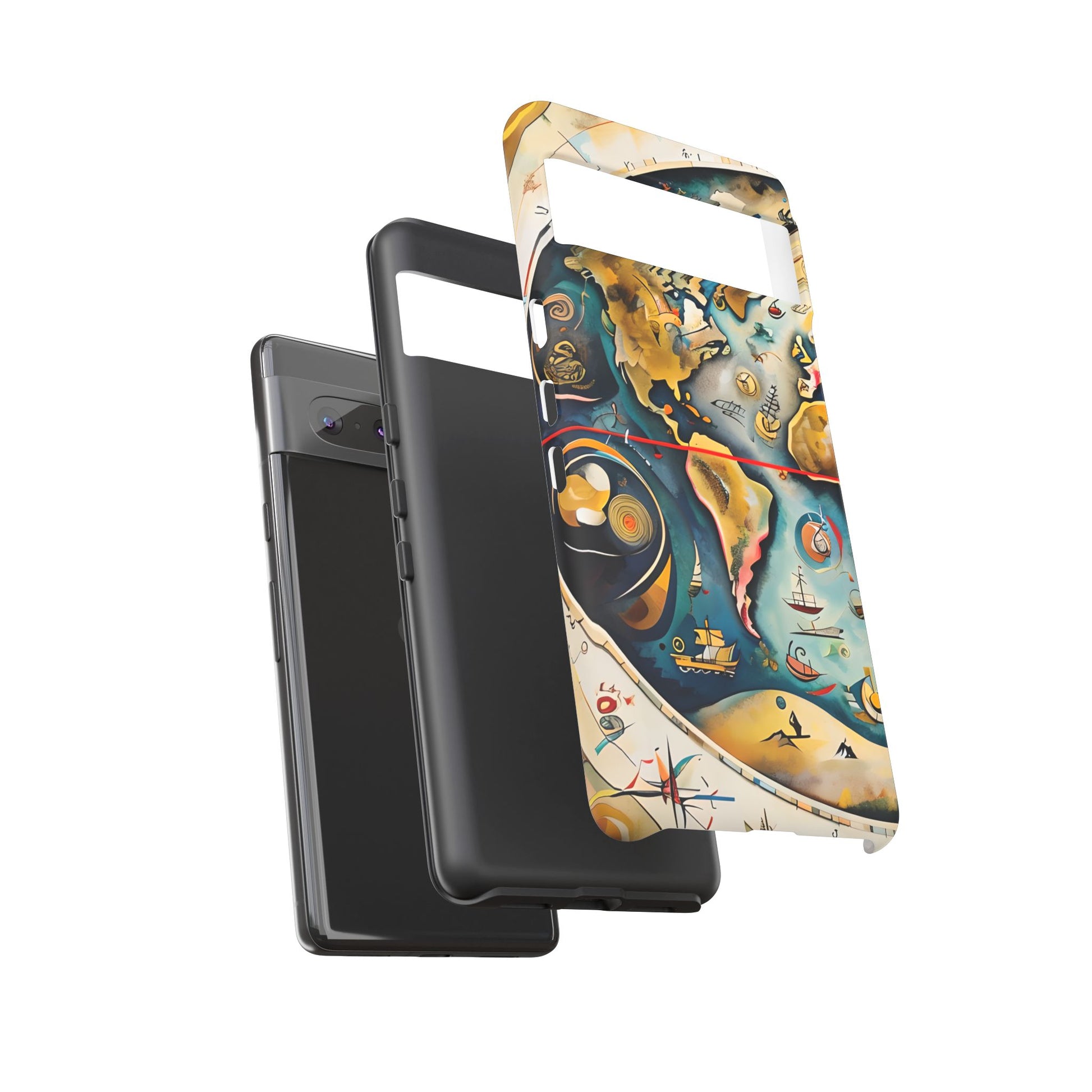 Celestial Map Google Pixel 7 Tough Case - Antique Star Chart Phone Cover