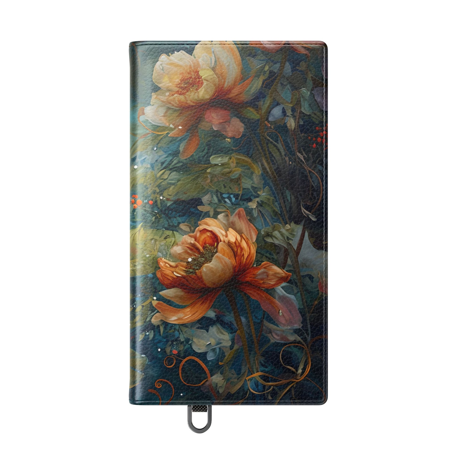 Waterlily Nocturne Samsung Galaxy S24 Ultra Wallet Case - Elegant Floral Flip Cover, Vintage Botanical Phone Folio