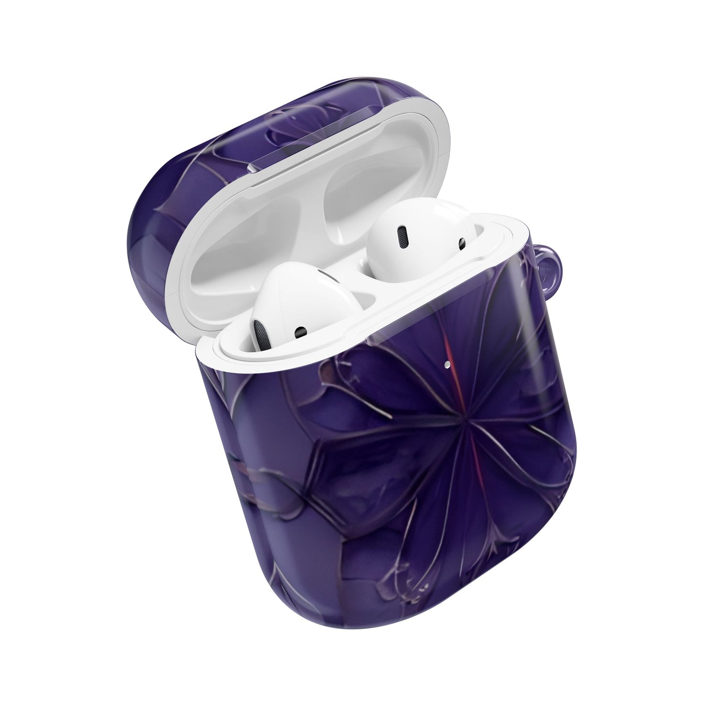 Violet Nebula AirPod Case - Purple Cosmic Earbud Cover for Gen 1, 2, 3, Pro Gen 1 & 2