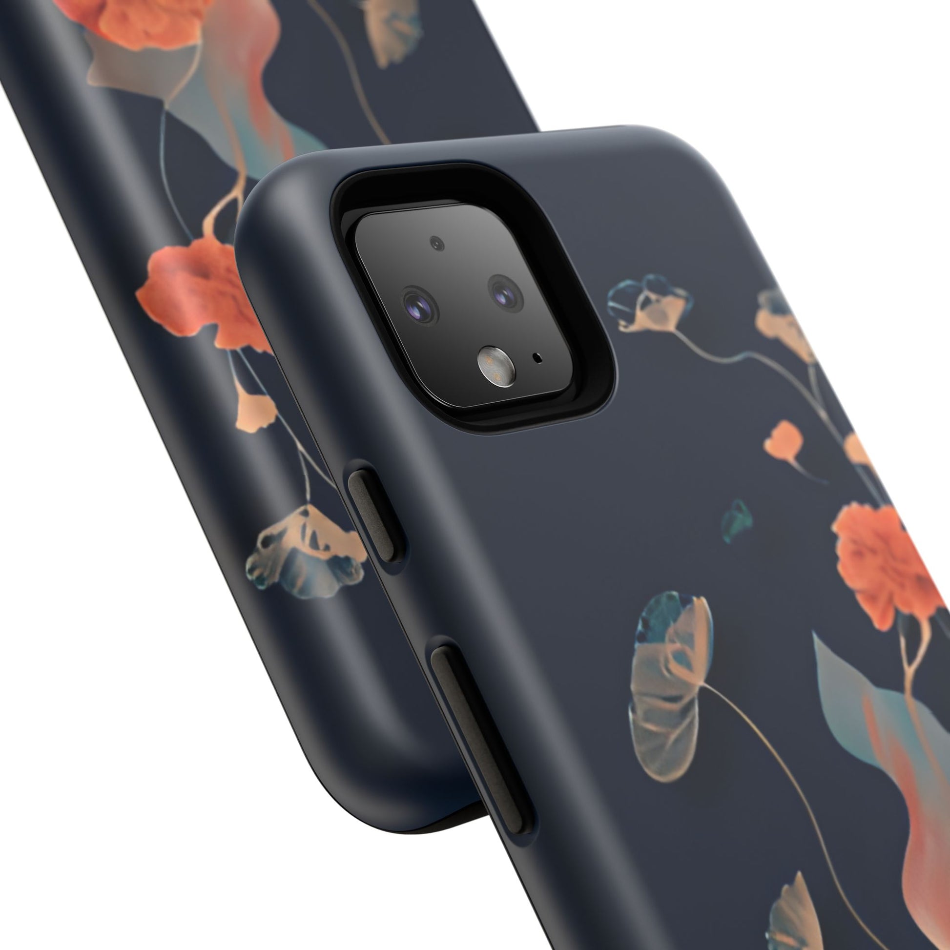 Lotus Reverie - Elegant Artistic Floral Google Pixel 4 Tough Phone Case - Painterly Lotus Blossom Design