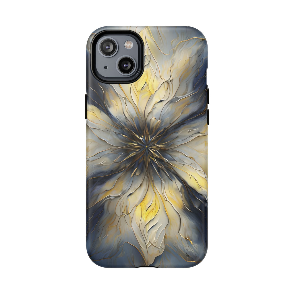 Luxury Luminous Petal MagSafe iPhone 14 Plus- Designer Shockproof Cover