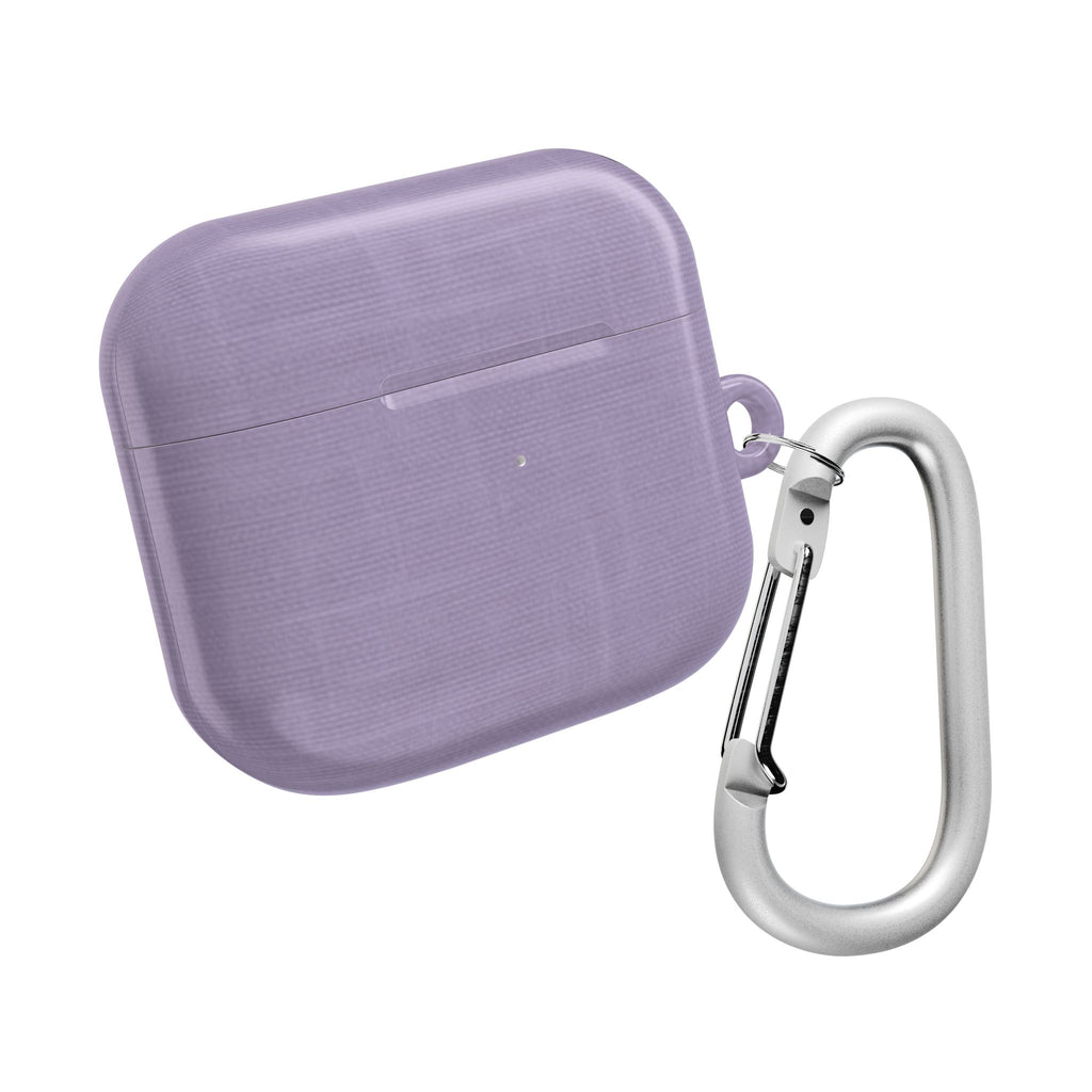 Lavender Linen AirPods Case - Minimalist Cover for Gen 1, 2, 3, Pro Gen 1 & 2