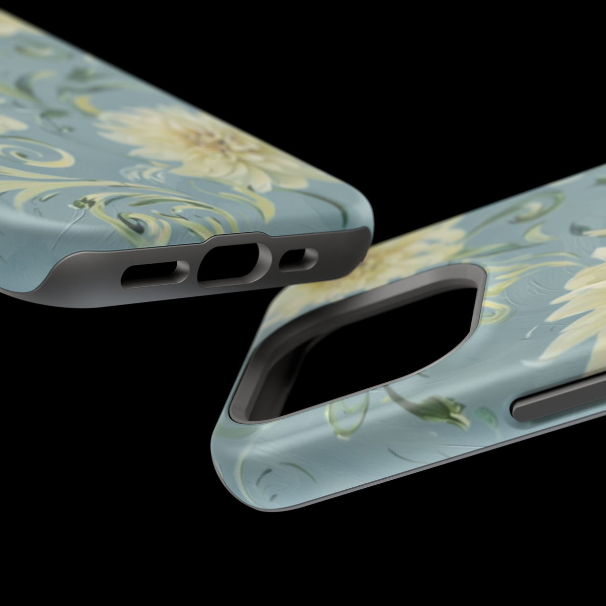 Golden Dahlia Trio iPhone MagSafe Case
