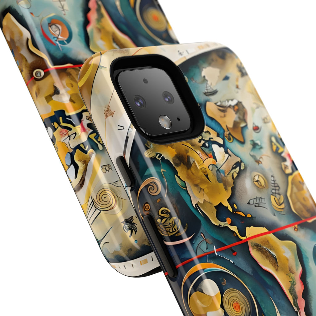 Celestial Map Google Pixel 4 Tough Case - Antique Star Chart Phone Cover