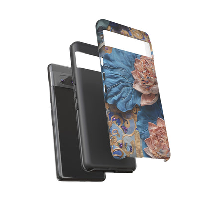 Peony Midnight Tapestry Google Pixel Tough Case