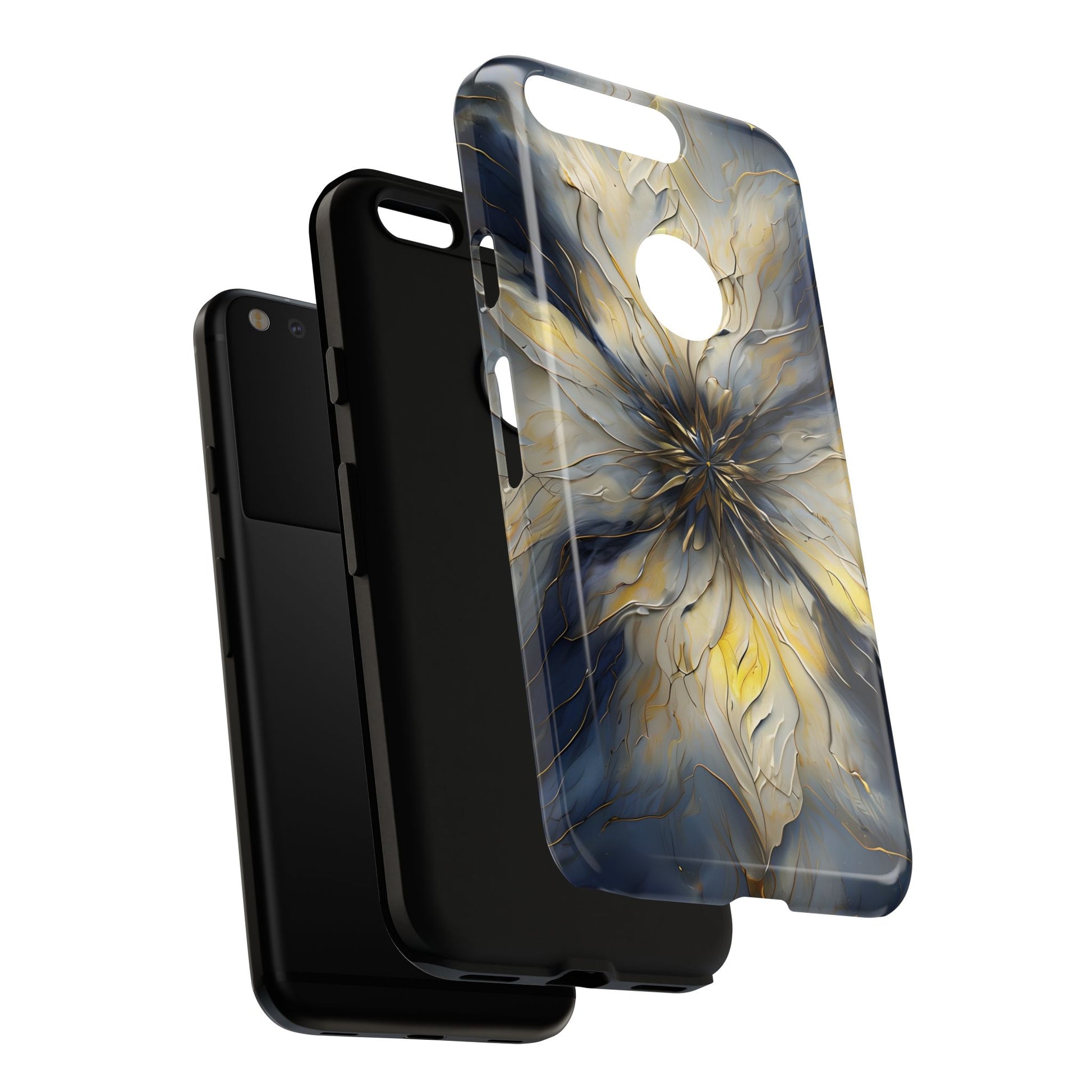 Luminous Petal Tough Case for Google Pixel - Premium Artistic Shockproof Cover, Elegant Protective Phone Case