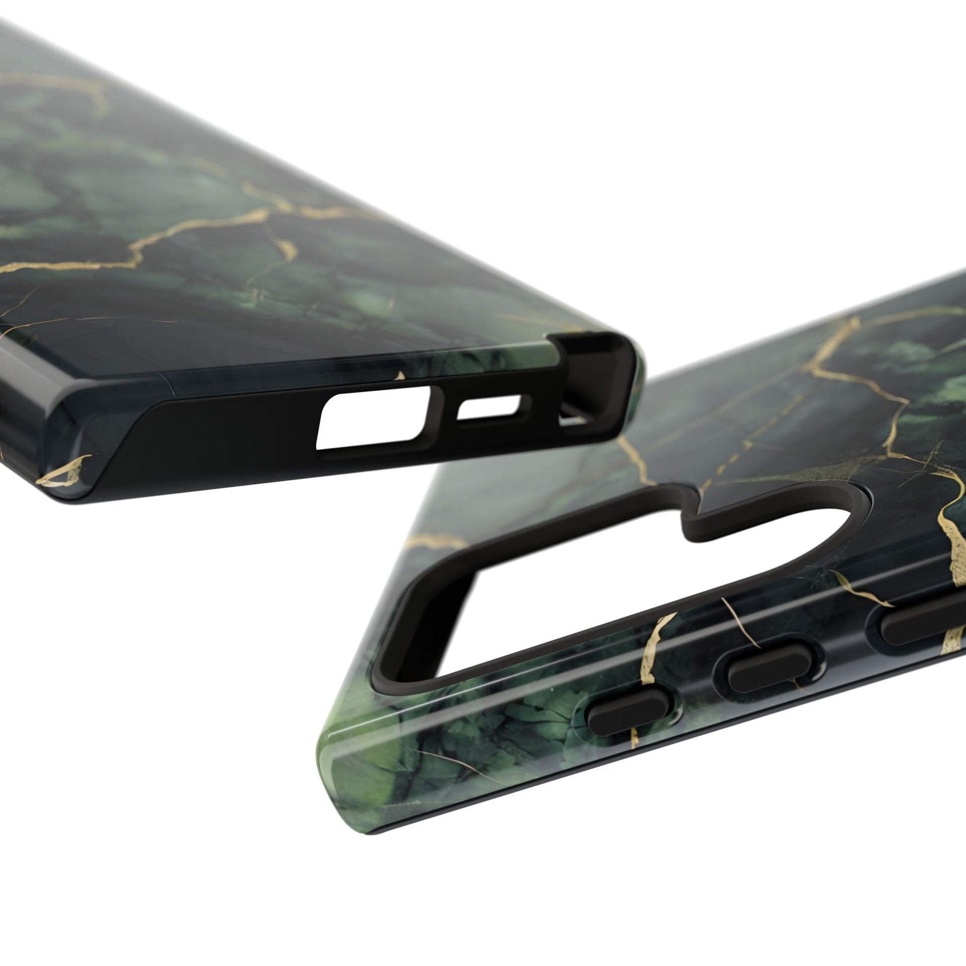 Verdant Vein Tough Case for Samsung Galaxy S24 Ultra - Luxury Gold Vein, Nature-Inspired Protective Cover