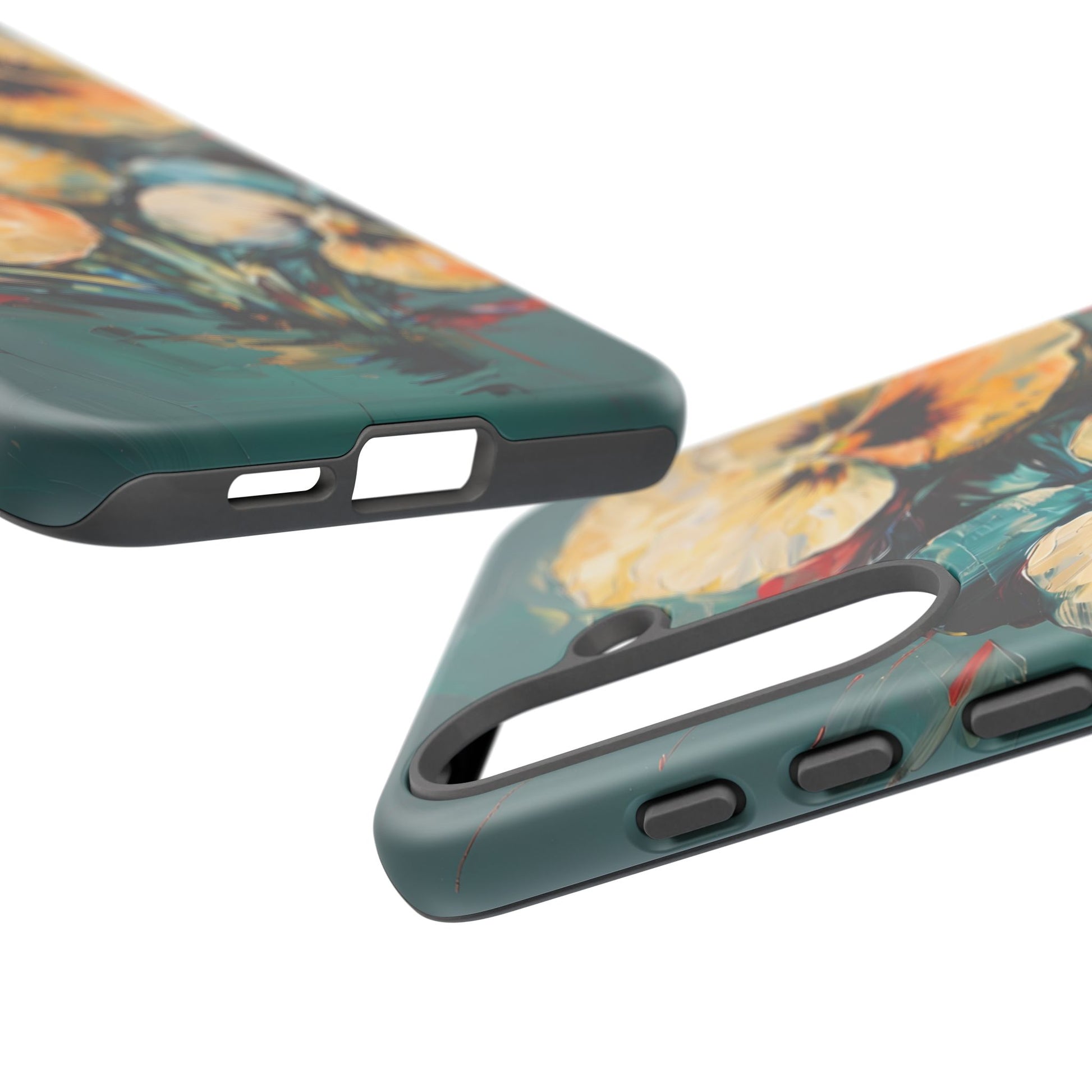 Golden Pansy Cascade Case for Samsung Galaxy S25 Plus - Premium Shockproof Designer Phone Cover