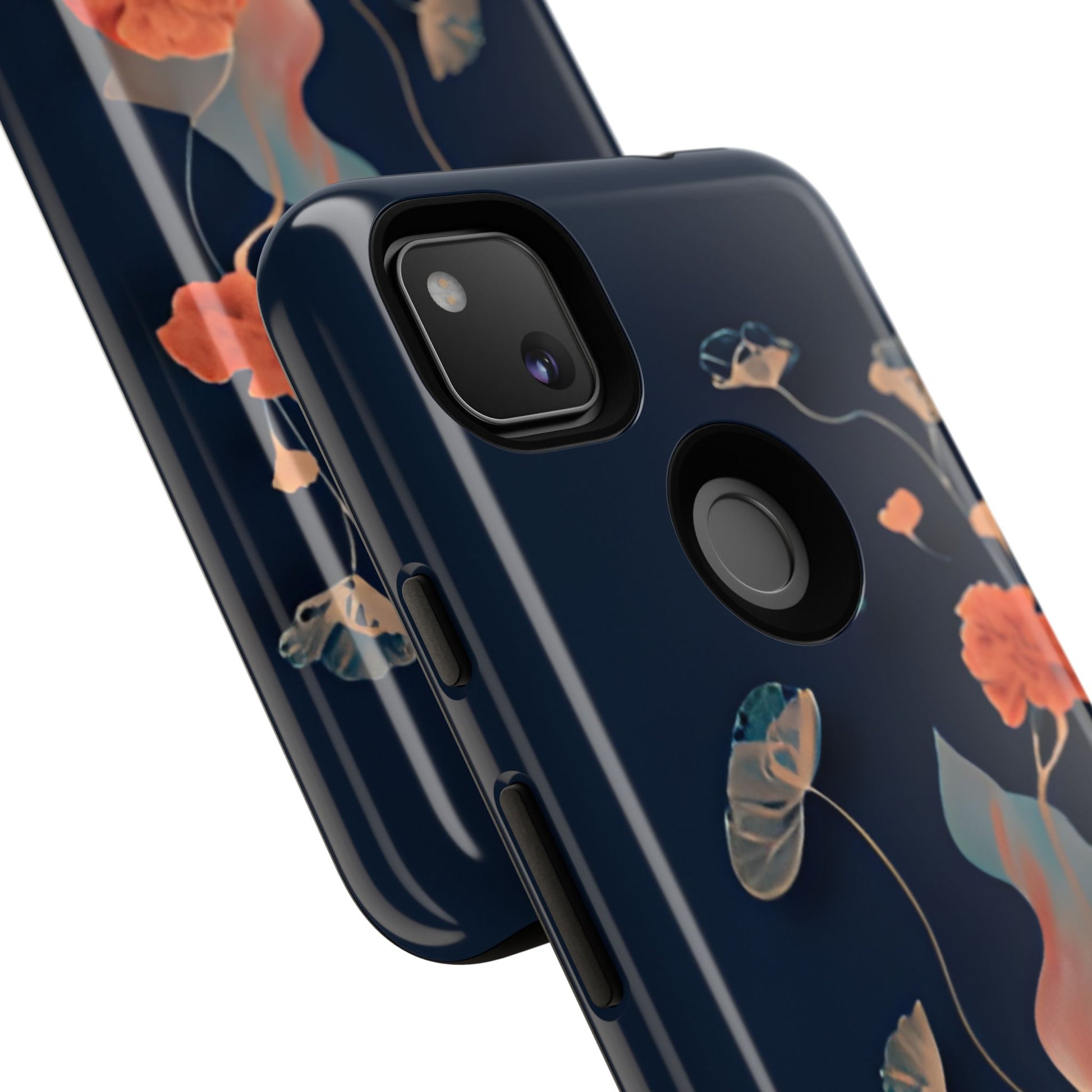 Lotus Reverie - Elegant Artistic Floral Google Pixel 4a Tough Phone Case - Painterly Lotus Blossom Design