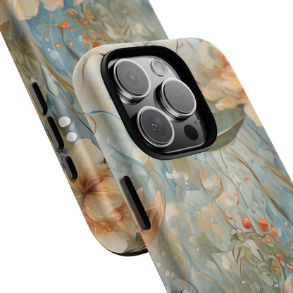 Waterlily Dreamscape - Artistic Floral iPhone MagSafe Phone Case -Waterlily & Lotus Design