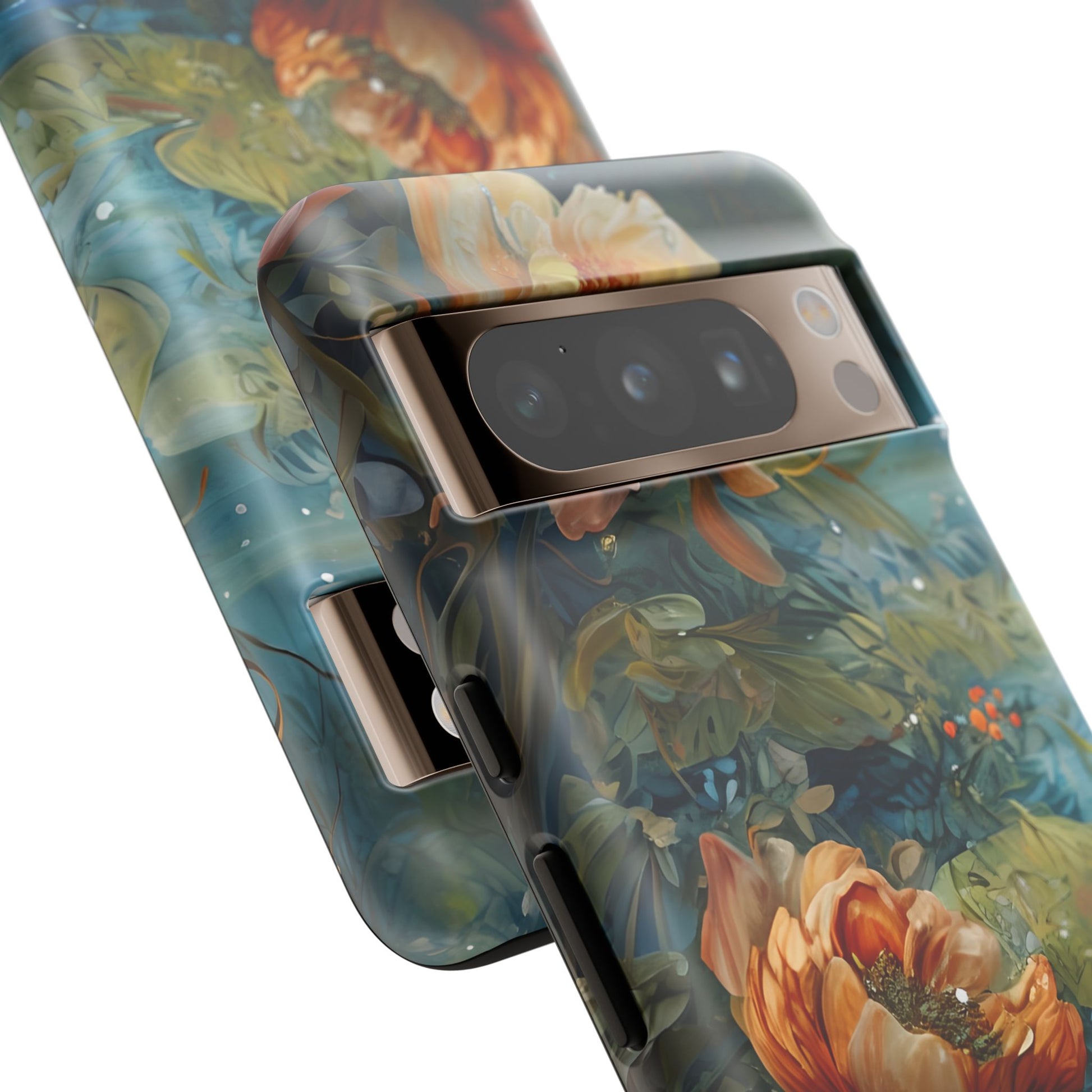 Waterlily Nocturne Tough Case for Google Pixel 8 Pro- Premium Artistic Shockproof Cover, Elegant Protective Phone Case