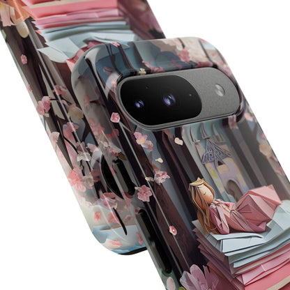 A Good Night's Sleep - Google Pixel - Tough Phone Case -Whimsical Fantasy Floral Design