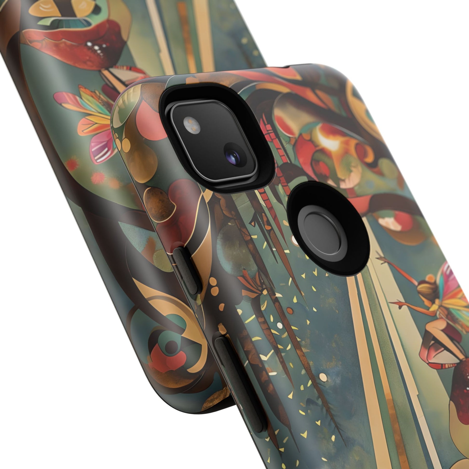 Enchanted Orchard Google Pixel 4a Tough Case - Artistic Fairy Tale Phone Cover - Elegant Protective Fantasy Art Accessory