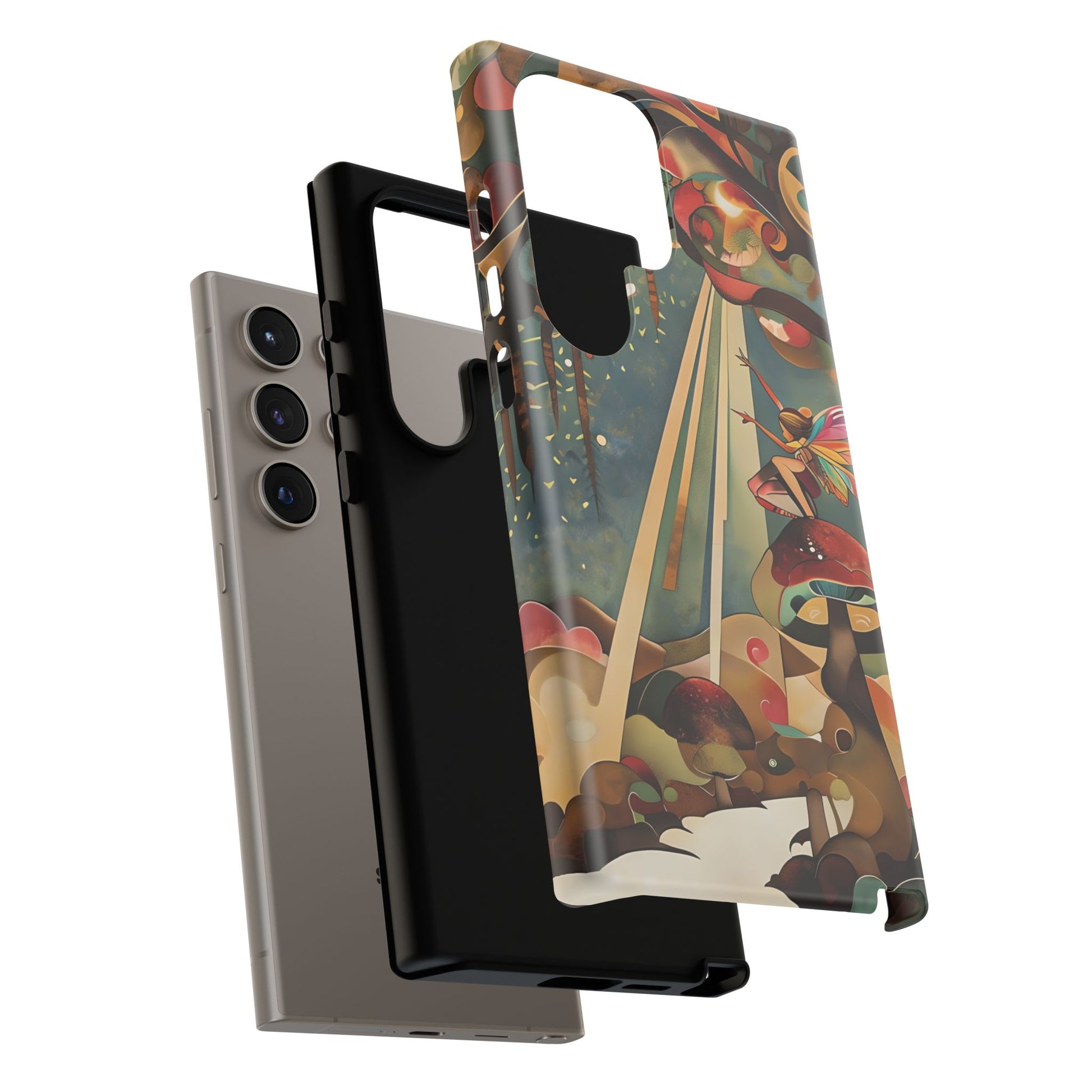 Enchanted Orchard Samsung Galaxy S24 Ultra Tough Case - Artistic Fairy Tale Phone Cover - Elegant Protective Fantasy Art Accessory