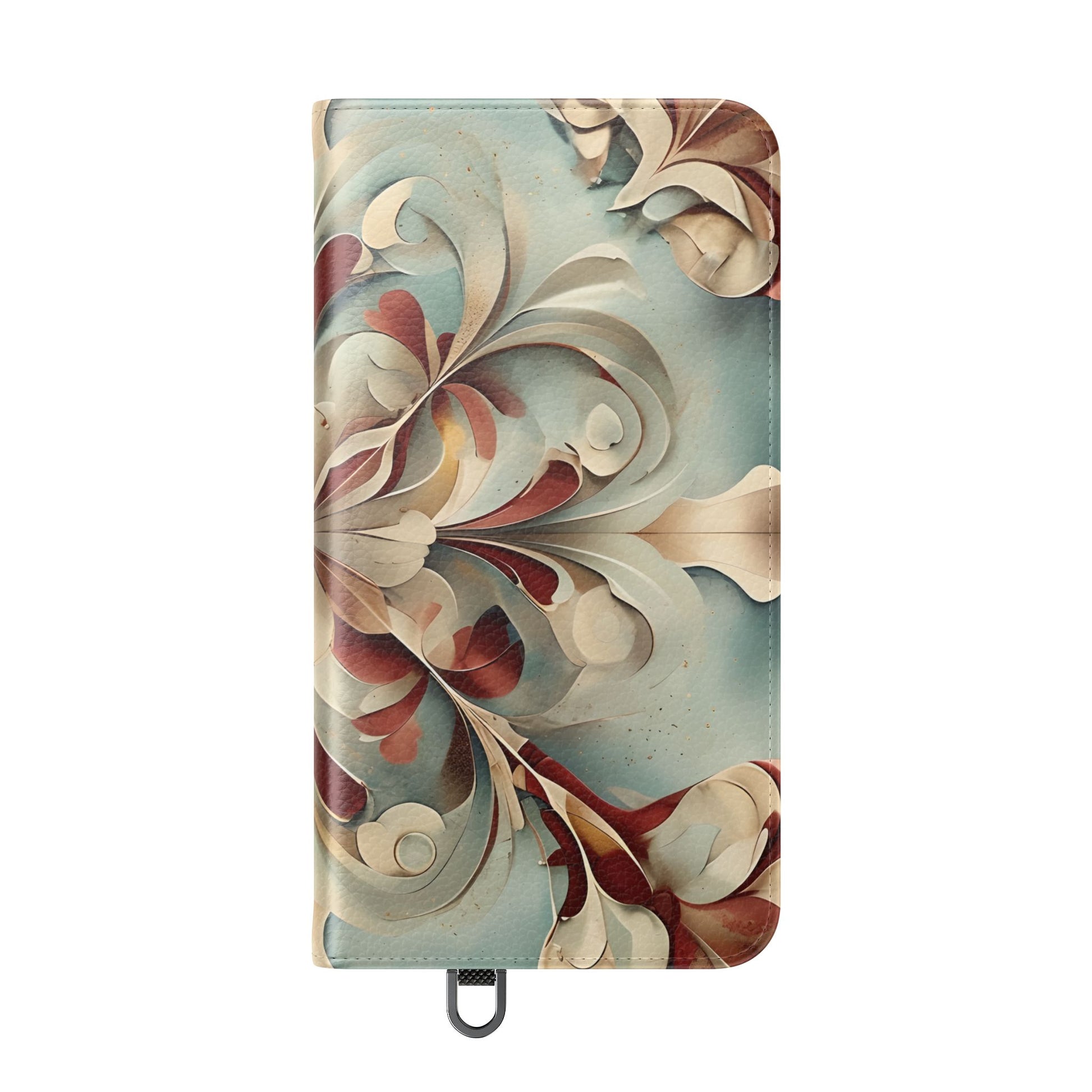 Vintage Baroque Blossom Wallet Phone Case - Elegant Floral Flip Cover for Samsung Galaxy S24 Plus