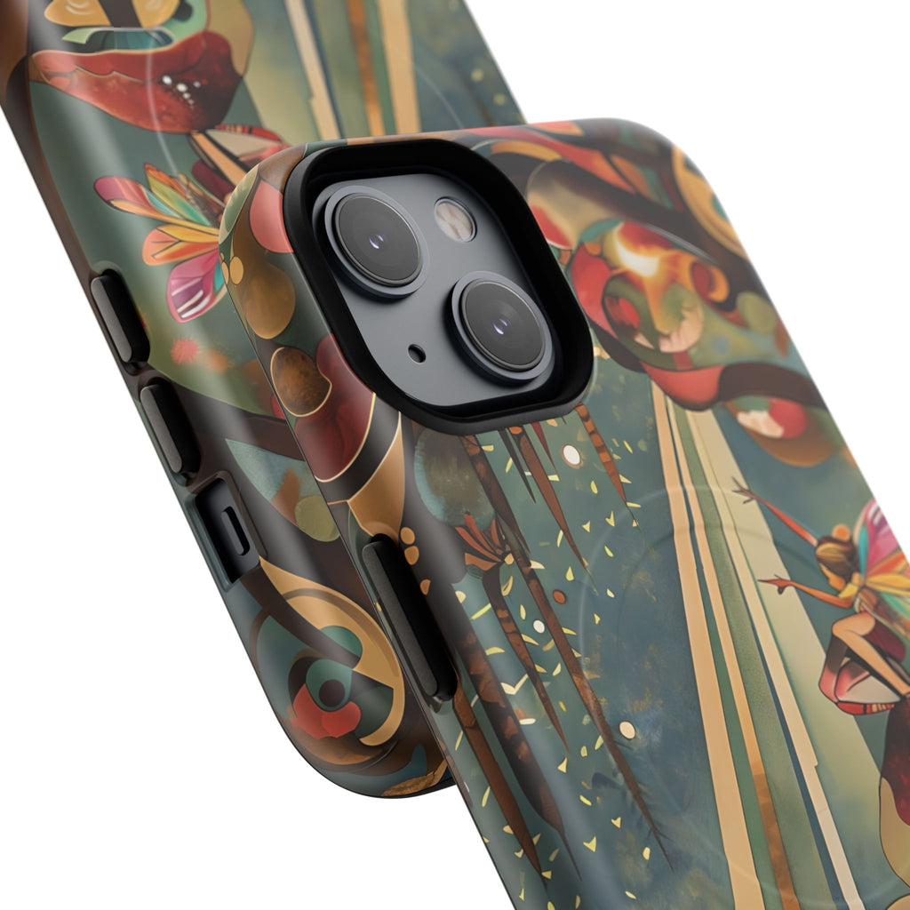 Enchanted Orchard iPhone 14 - Artistic Fairy Tale cover - MagSafe Compatible - Premium Drop Protection