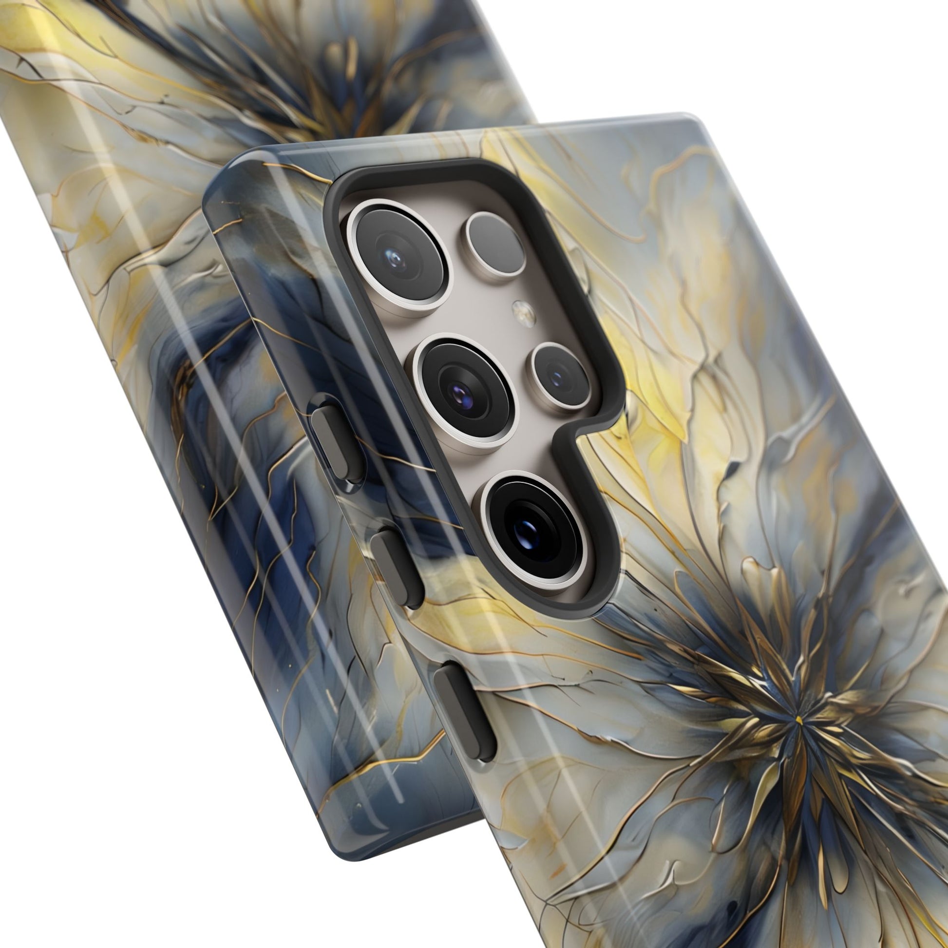 Luminous Petal Tough Case for Samsung Galaxy S24 Ultra - Premium Shockproof Designer Phone Cover
